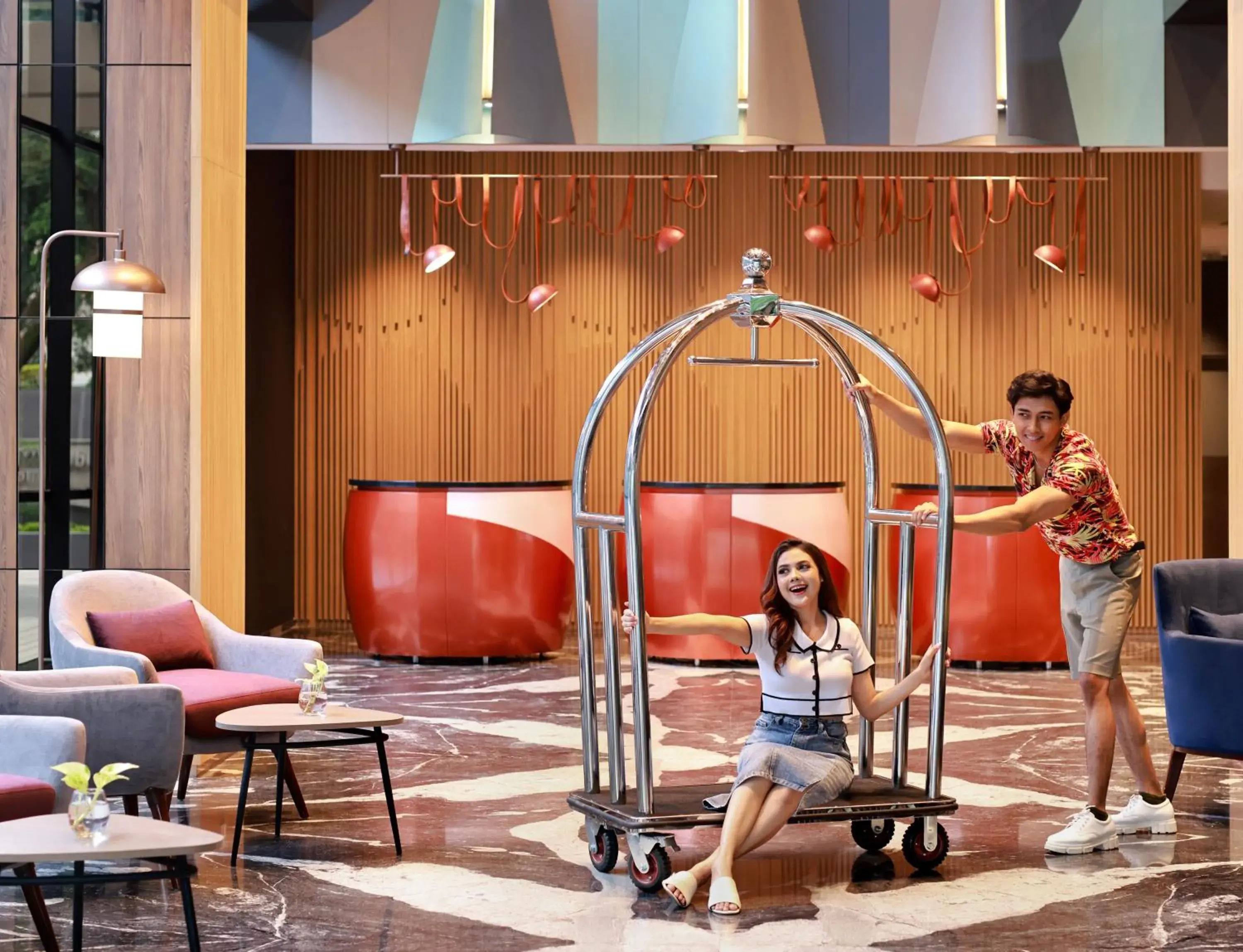 Lobby or reception in ibis Styles Serpong BSD City Lobby or reception in ibis Styles Serpong BSD City