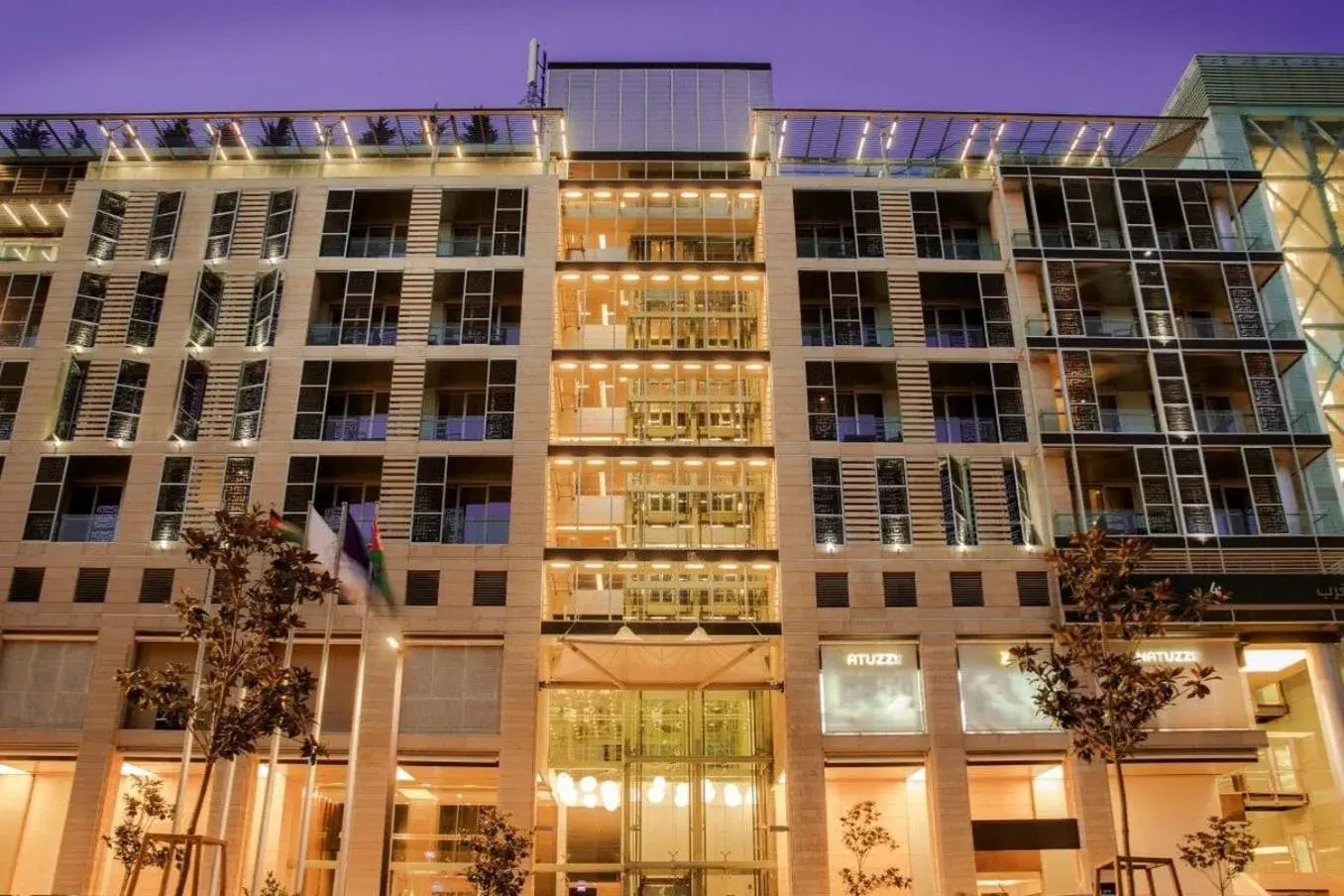 Property building in The Abdali Boulevard Hotel Property building in The Abdali Boulevard Hotel