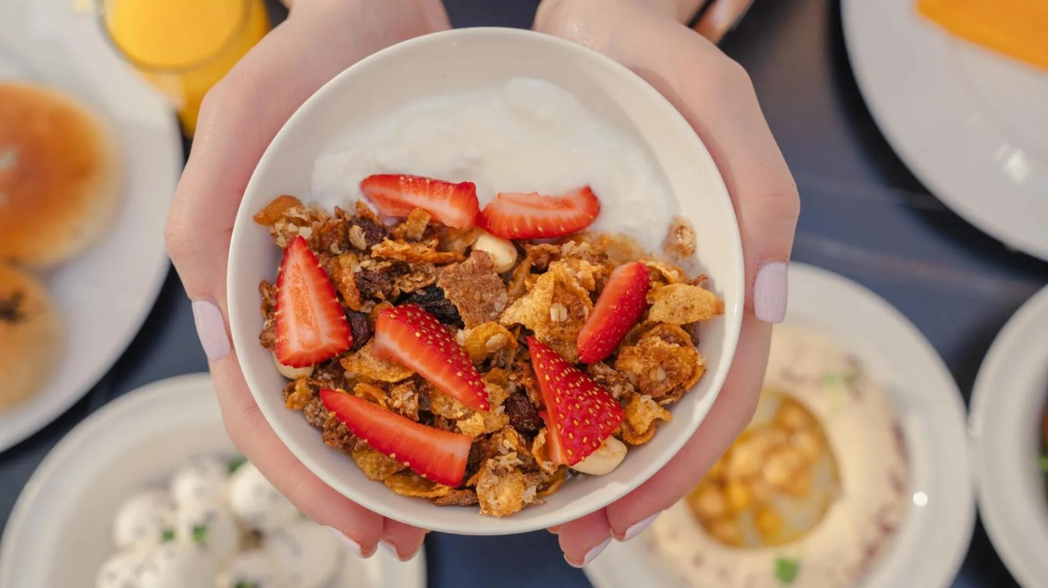Breakfast in The Abdali Boulevard Hotel
