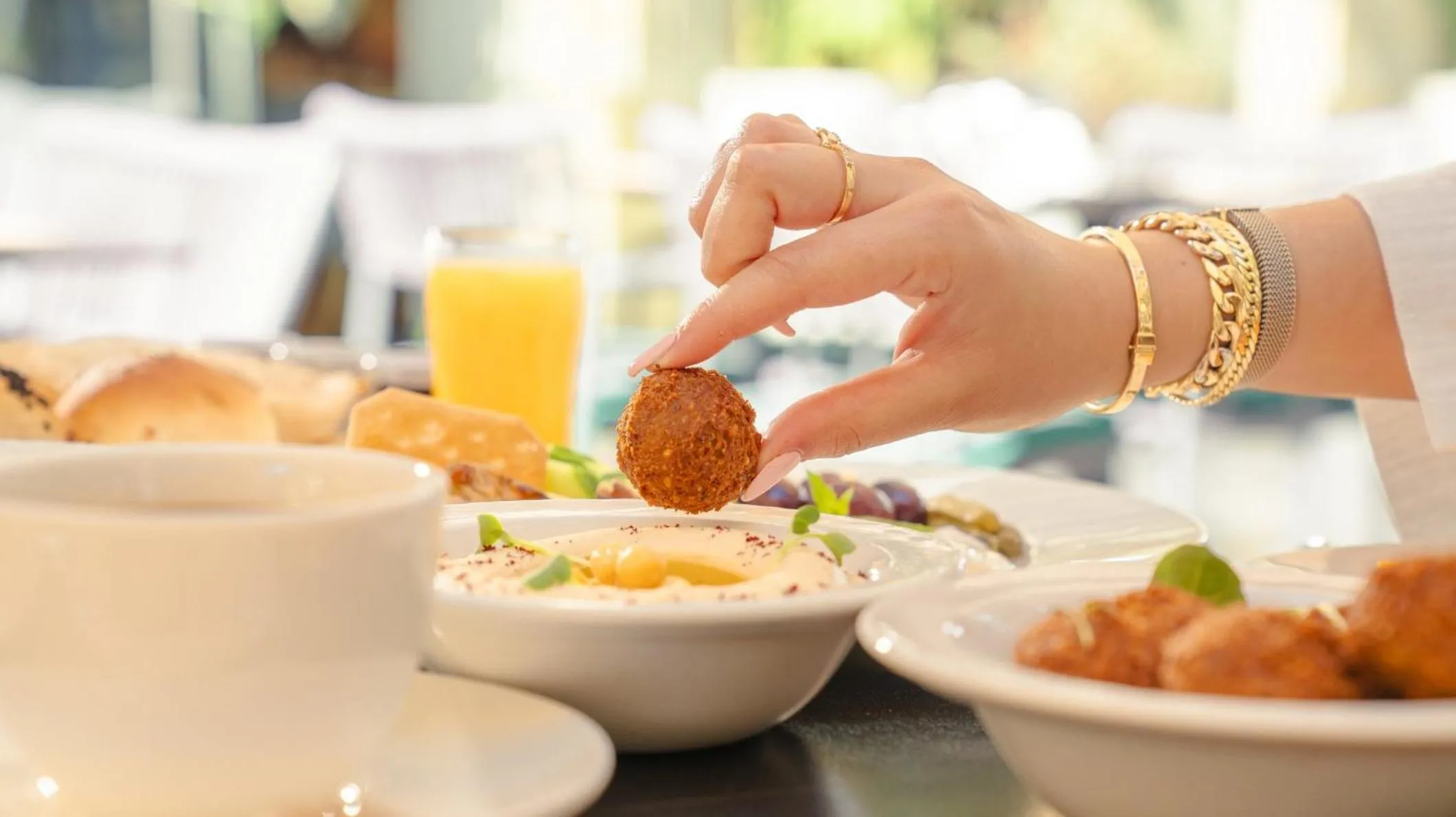 Breakfast in The Abdali Boulevard Hotel