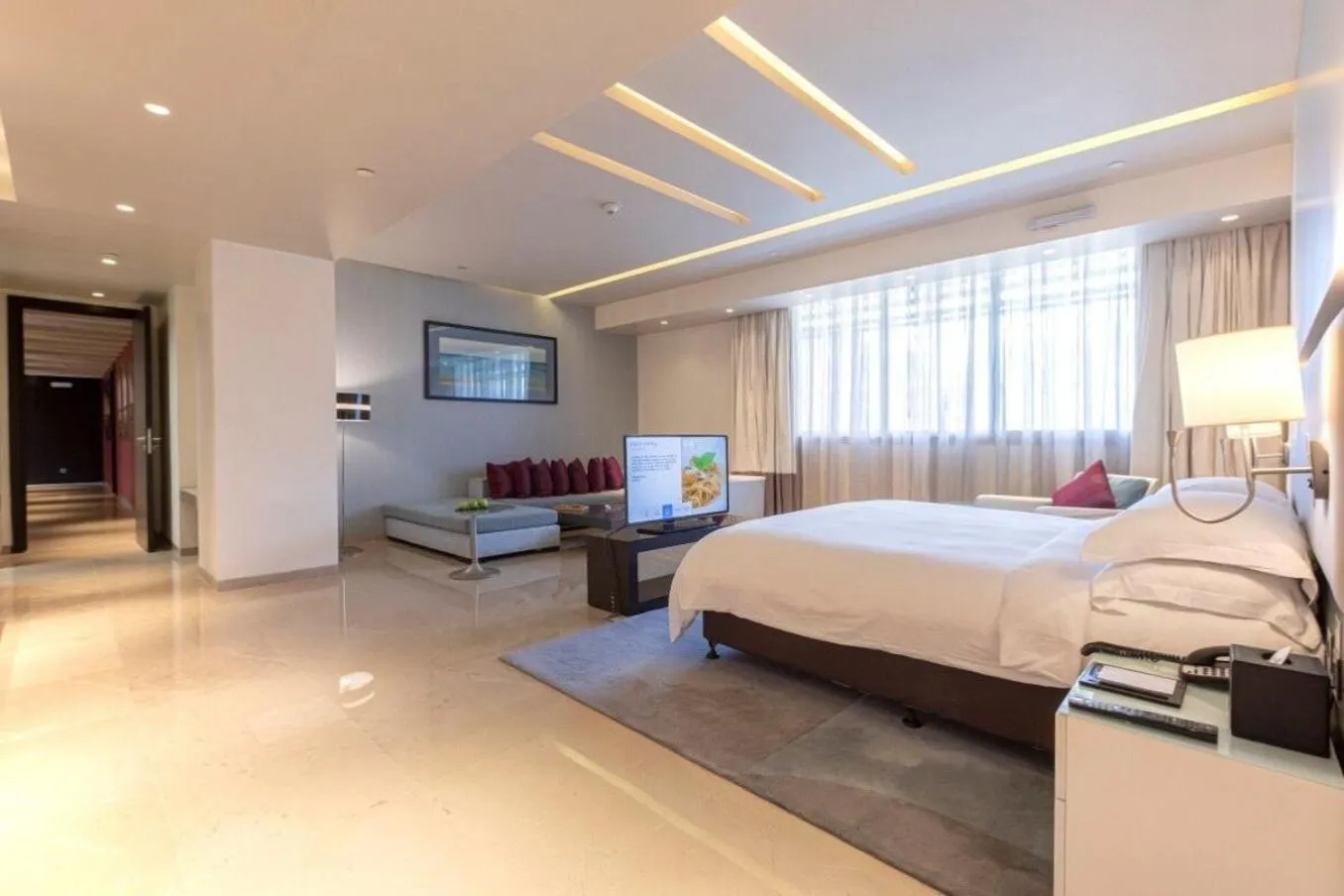 Photo of the whole room, Bed in The Abdali Boulevard Hotel
