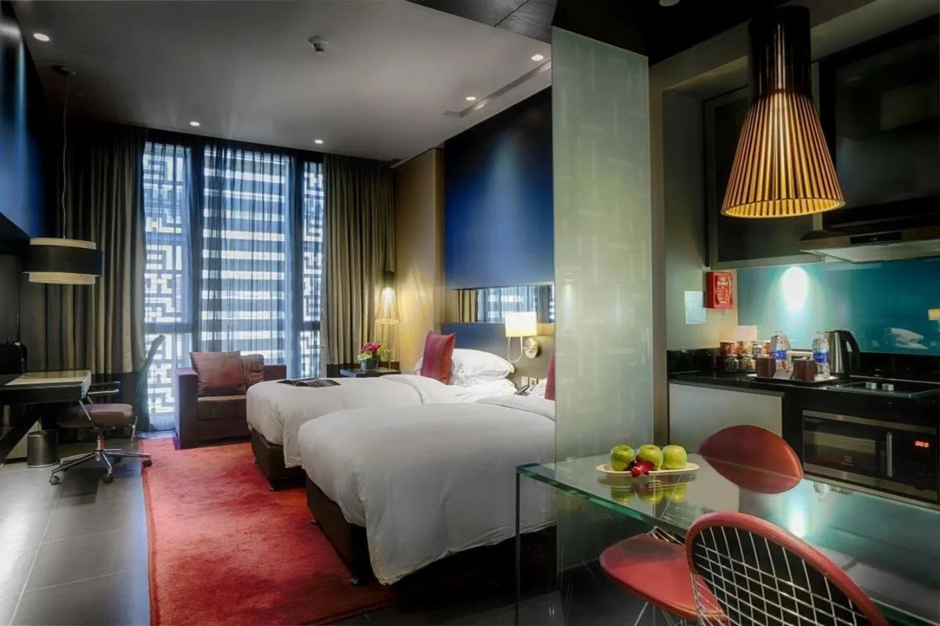 Photo of the whole room, Bed in The Abdali Boulevard Hotel