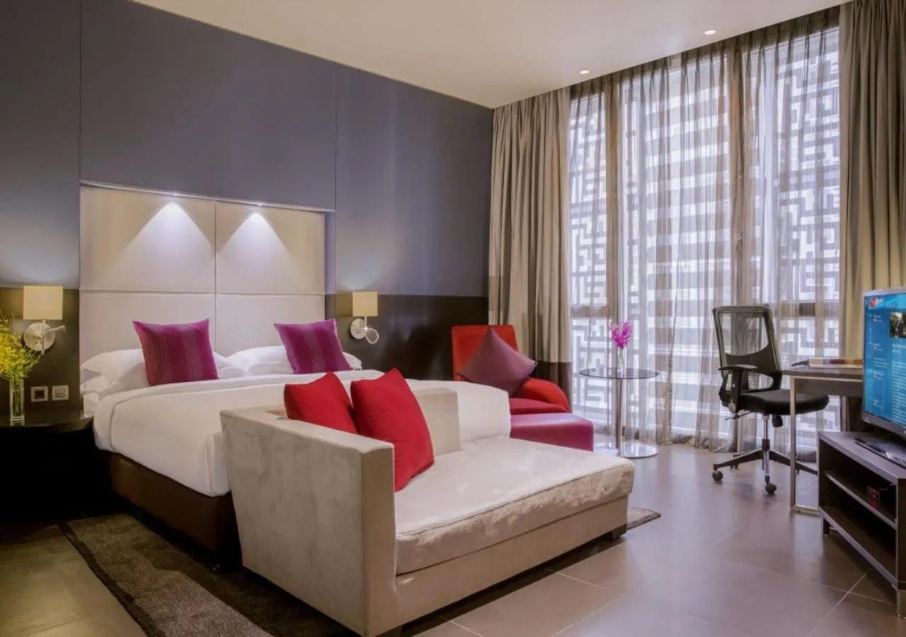 Bedroom, Bed in The Abdali Boulevard Hotel