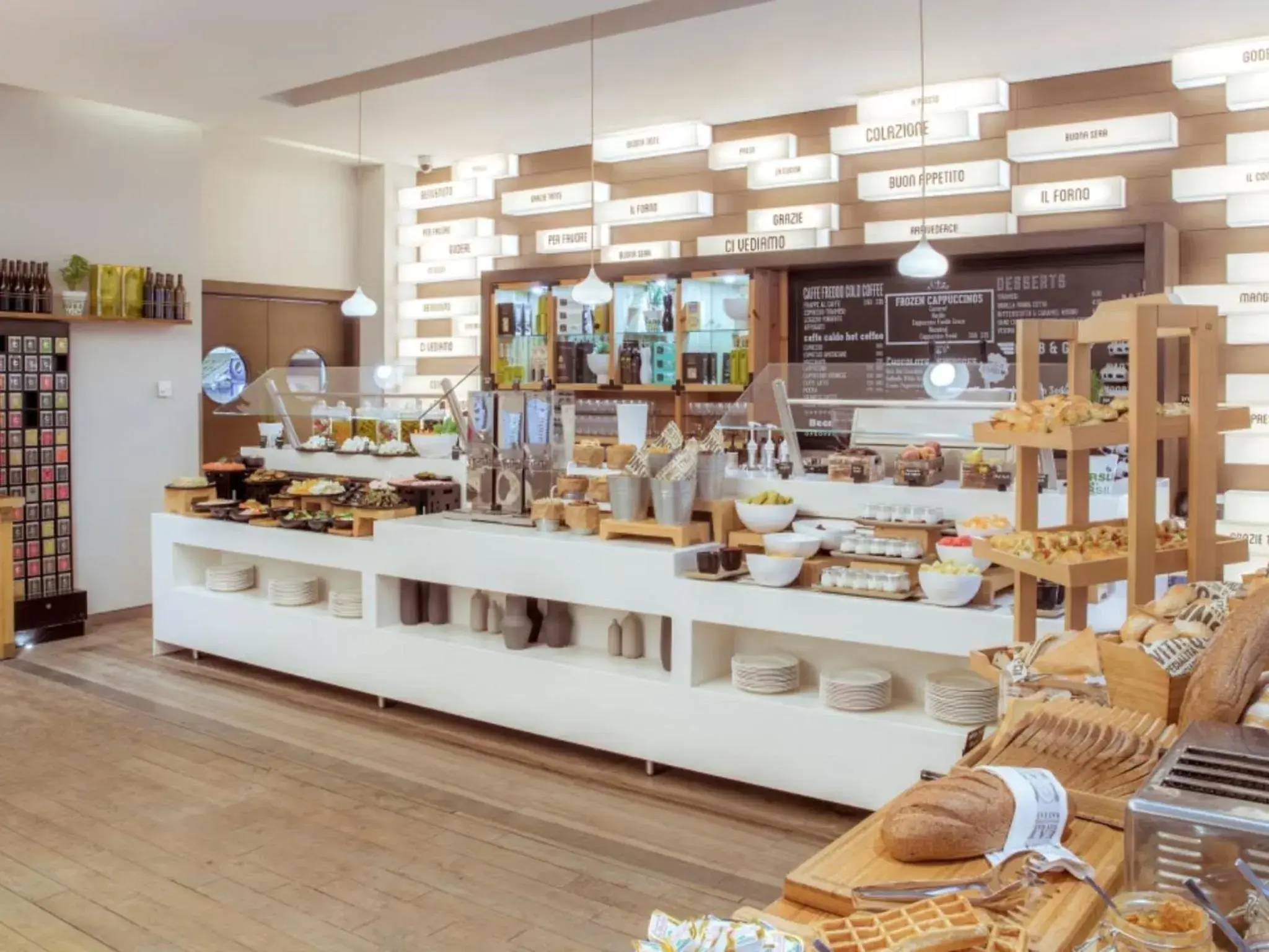 Buffet breakfast in The Abdali Boulevard Hotel Buffet breakfast in The Abdali Boulevard Hotel