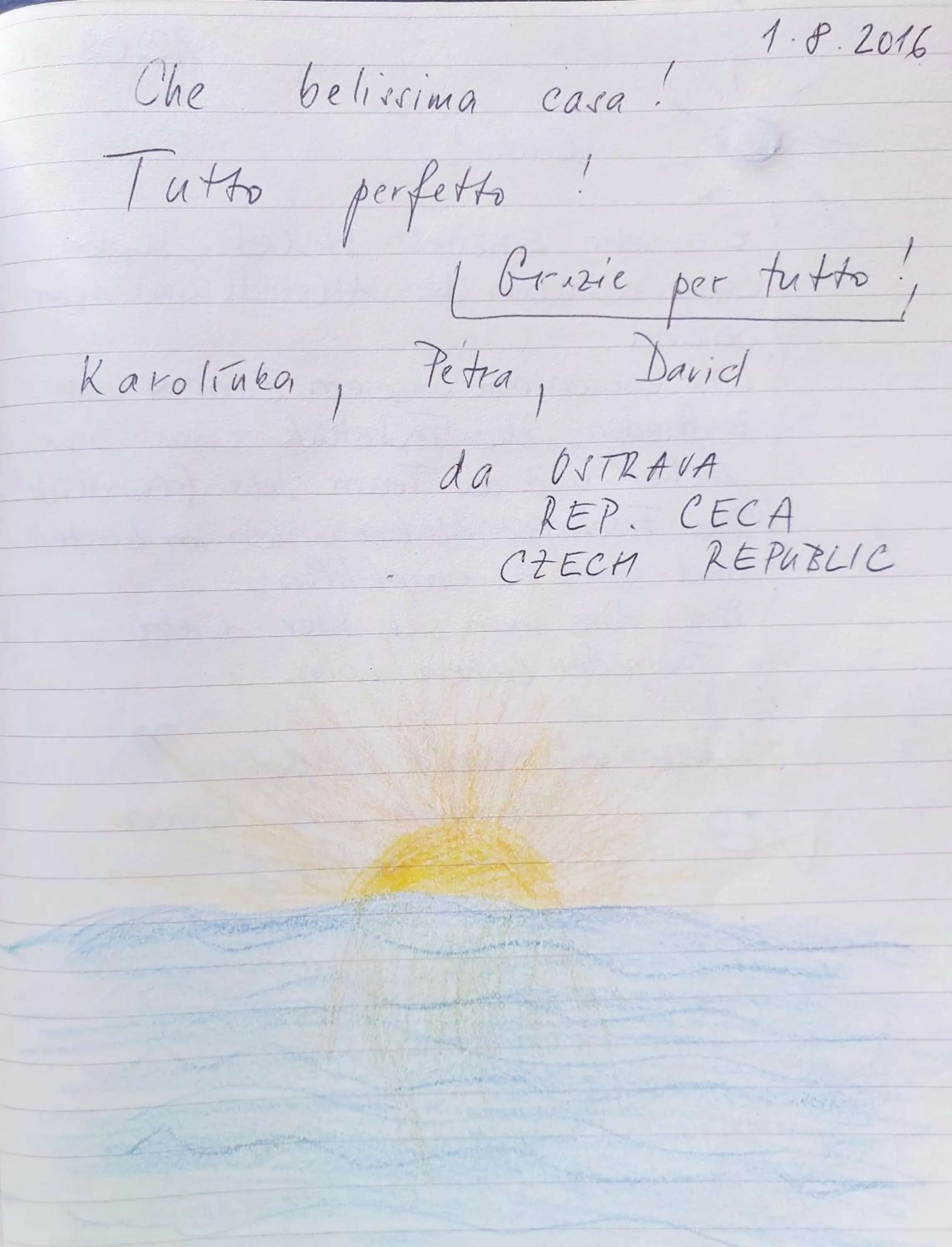 Text overlay in Casa Mafalda