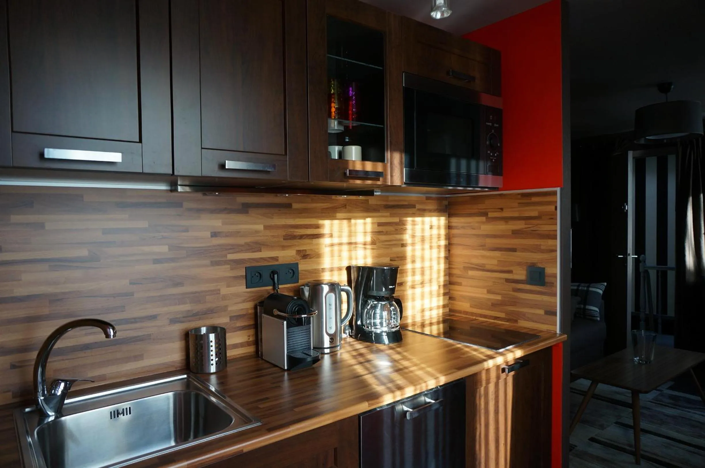 Kitchen or kitchenette in Le 84 Sainte-Cath'