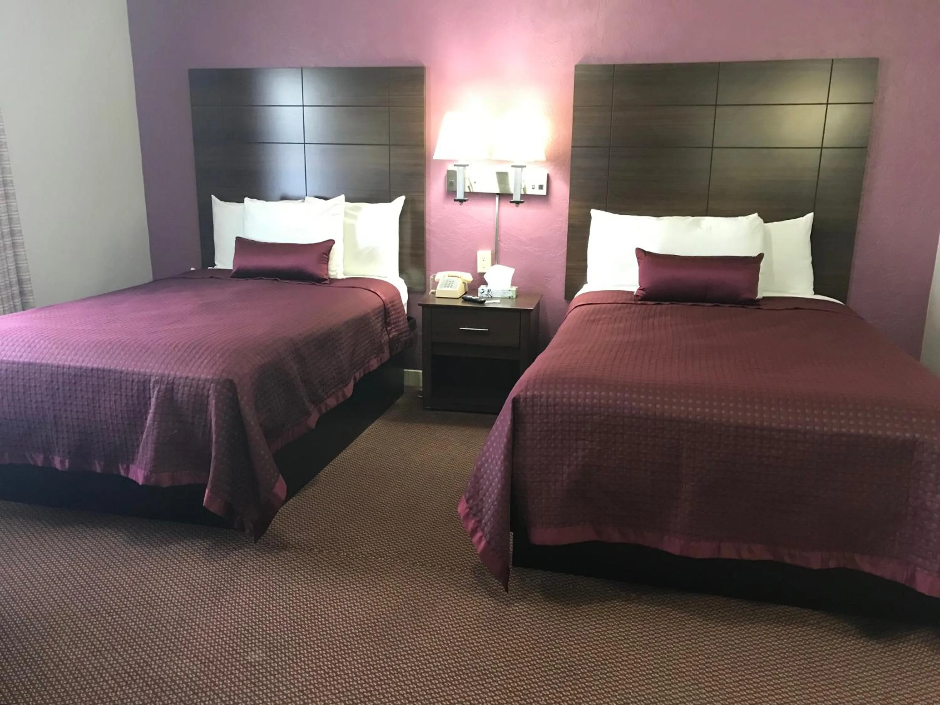 Bed in Silver Princess Motel