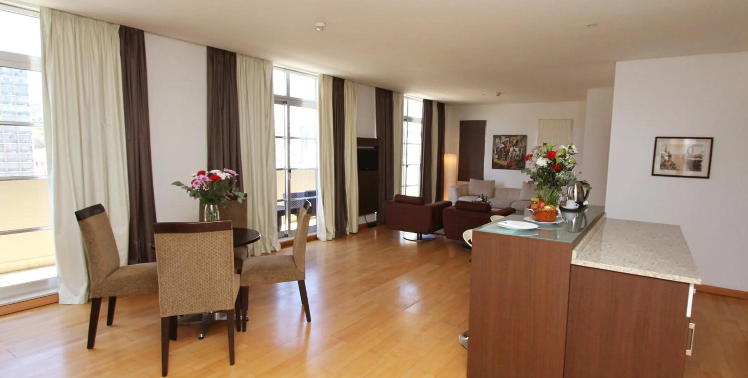 Seating area in Afrin Prestige Hotel