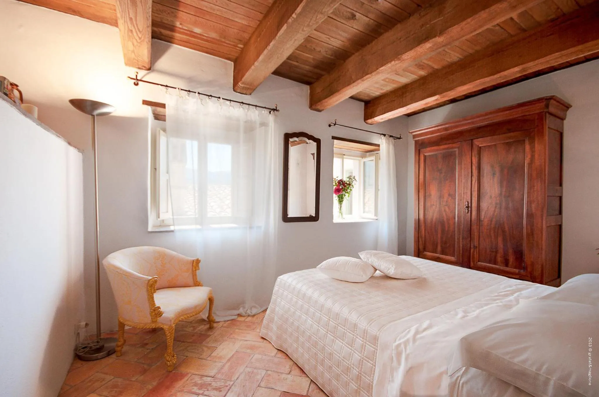 Bedroom, Bed in Castello Di Postignano Relais