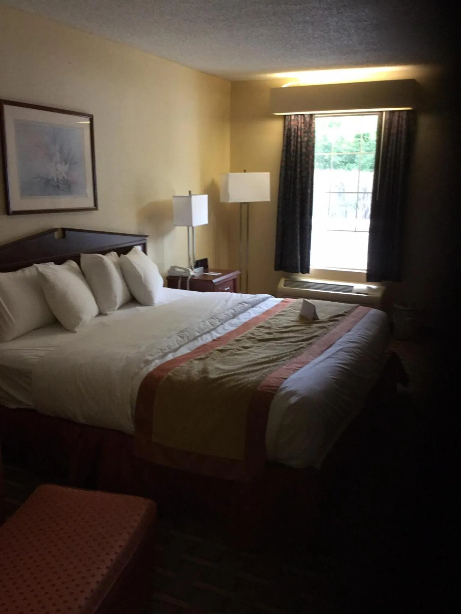 Bed in Quality Inn Hartwell