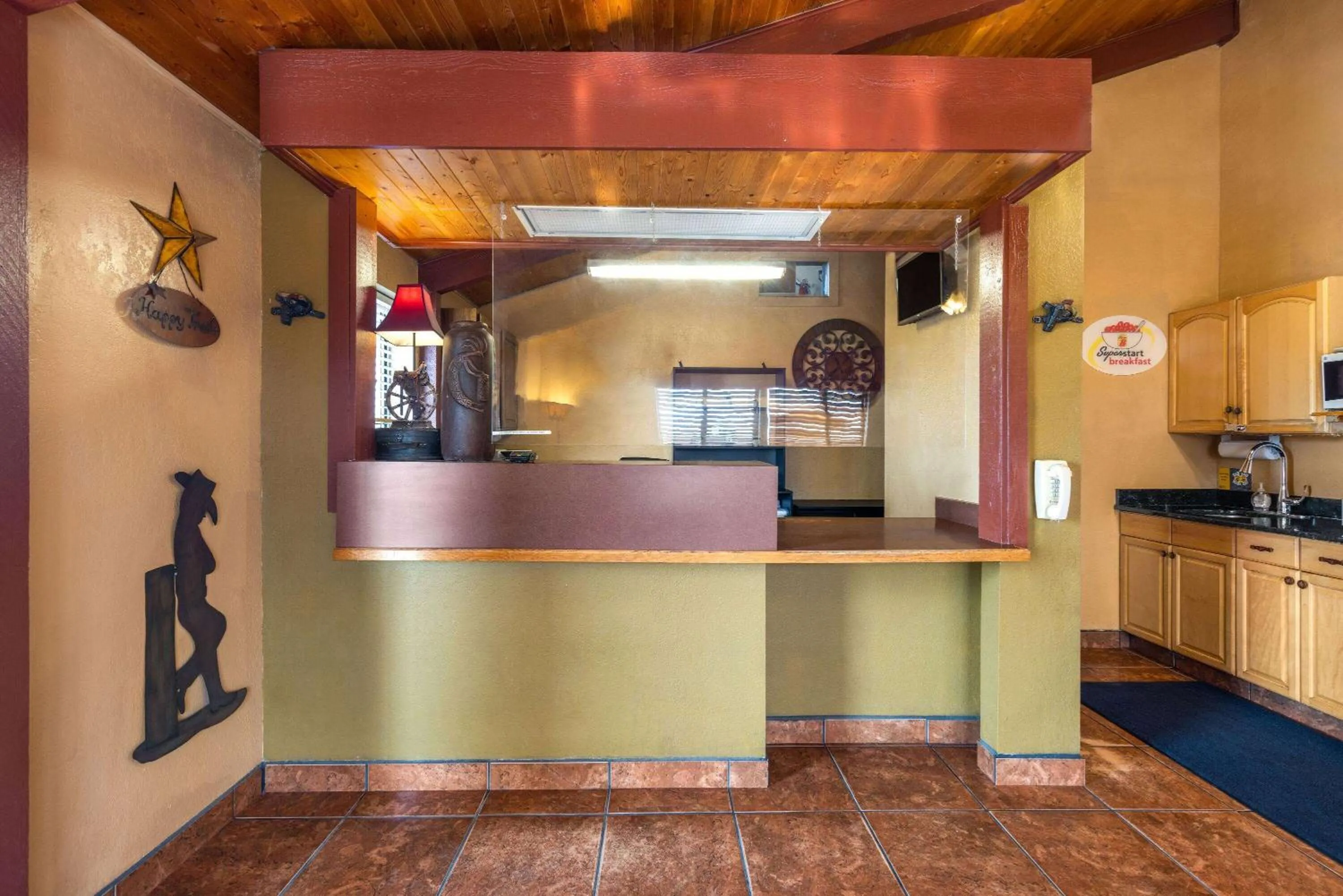 Lobby or reception in Super 8 by Wyndham Dodge City