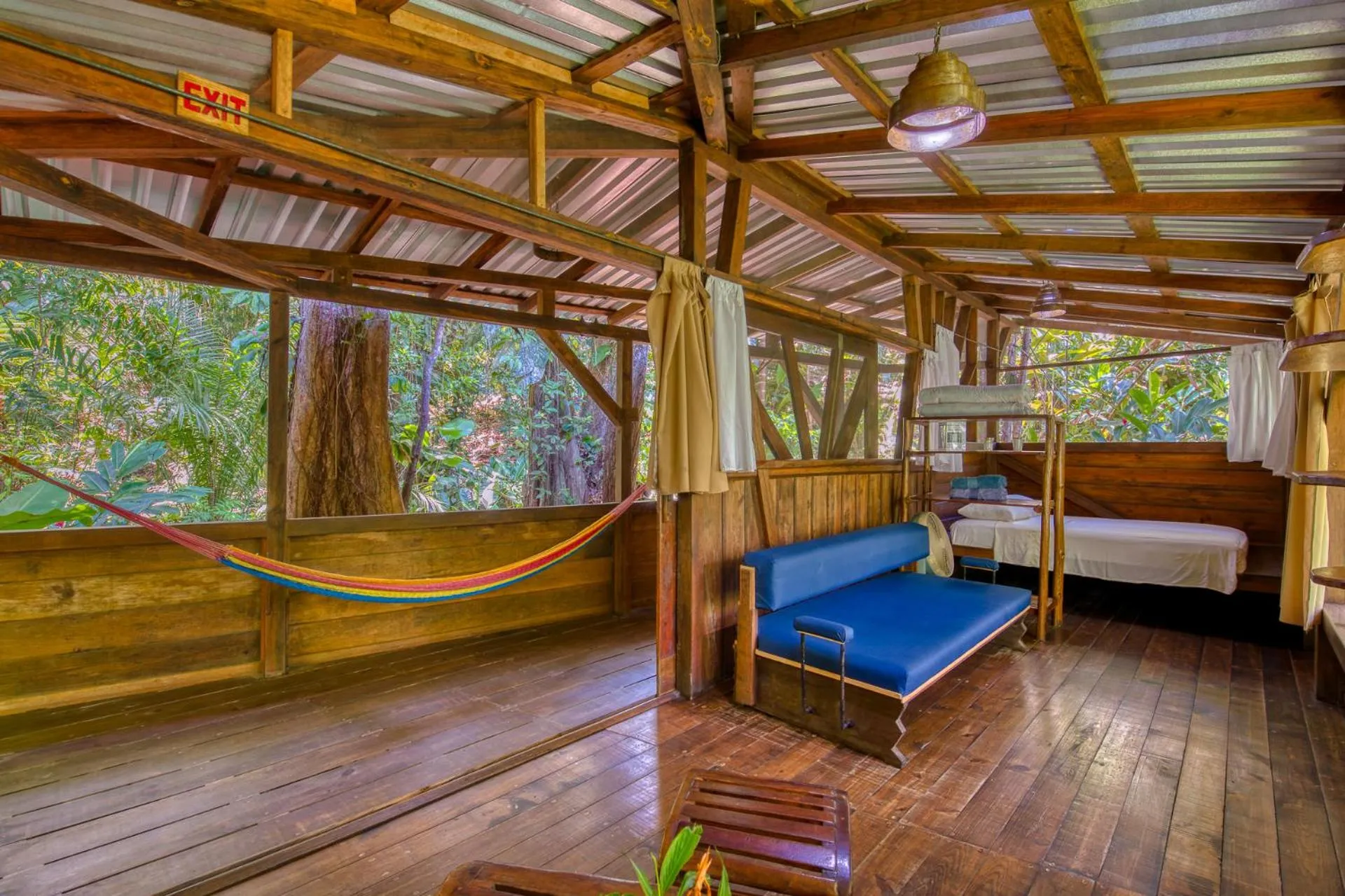 Bedroom, Bed in Omega Tours Eco-Jungle Lodge