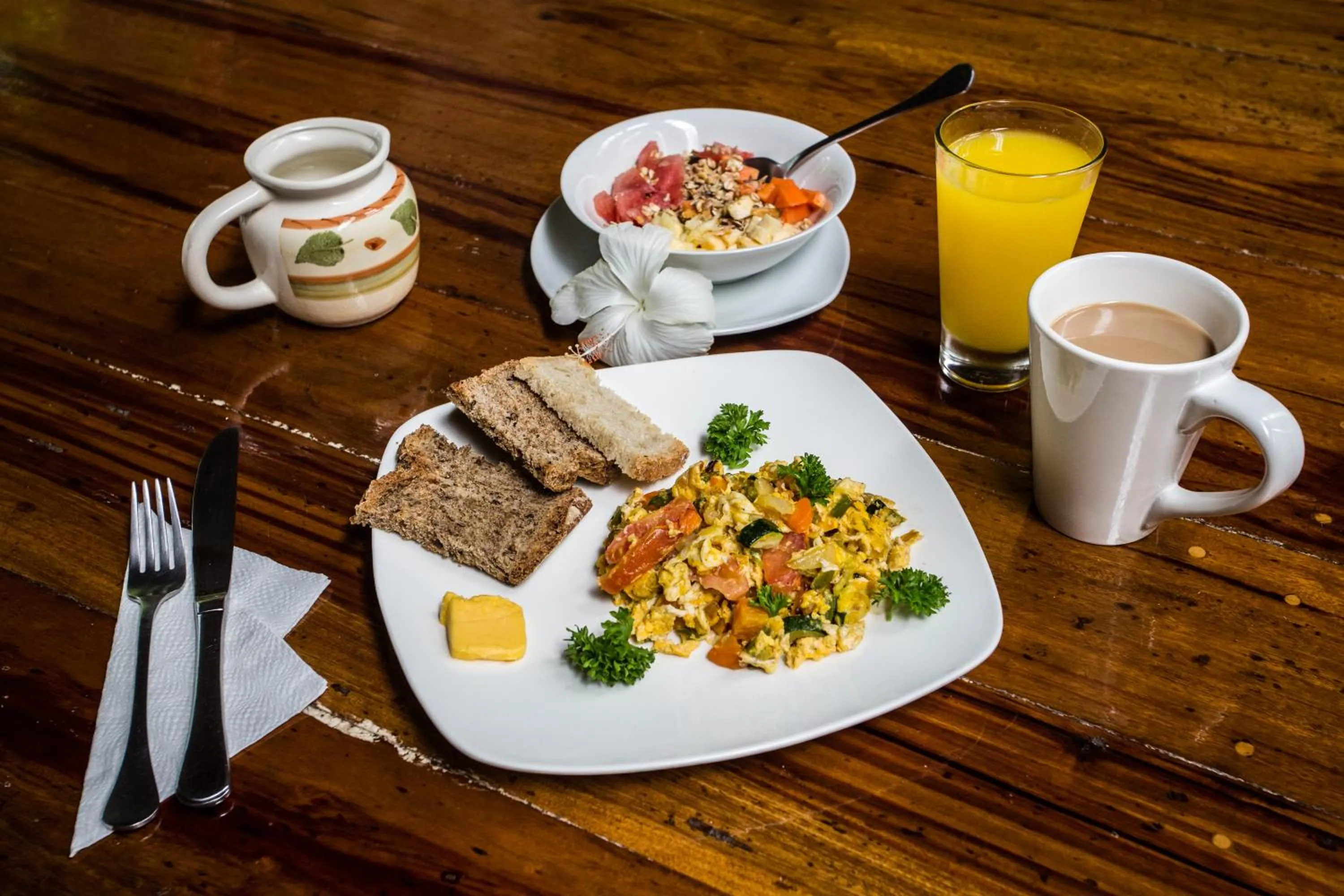 Food close-up in Omega Tours Eco-Jungle Lodge