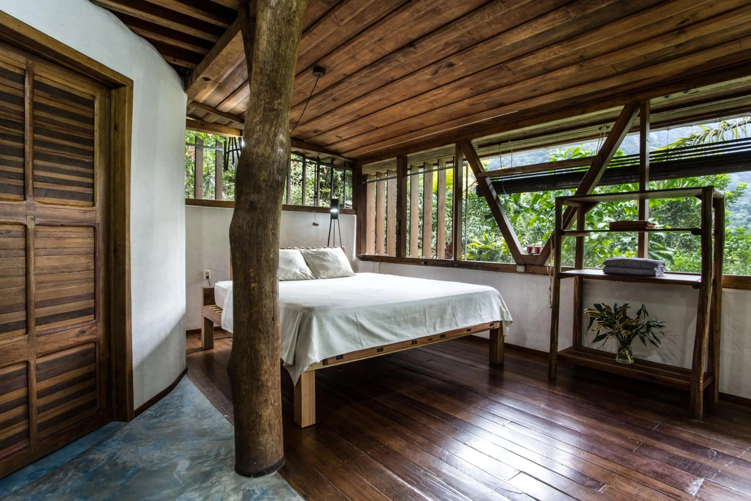 Bedroom, Bed in Omega Tours Eco-Jungle Lodge