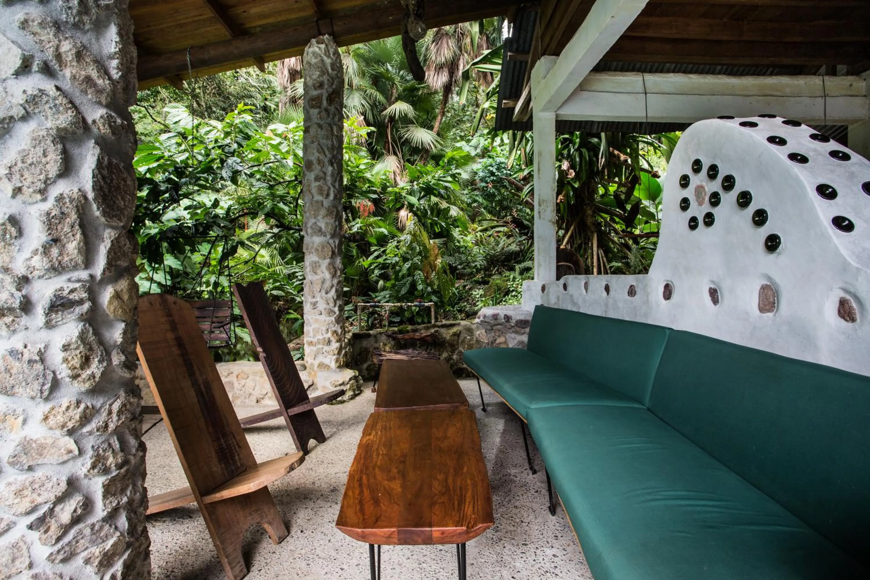 Patio in Omega Tours Eco-Jungle Lodge