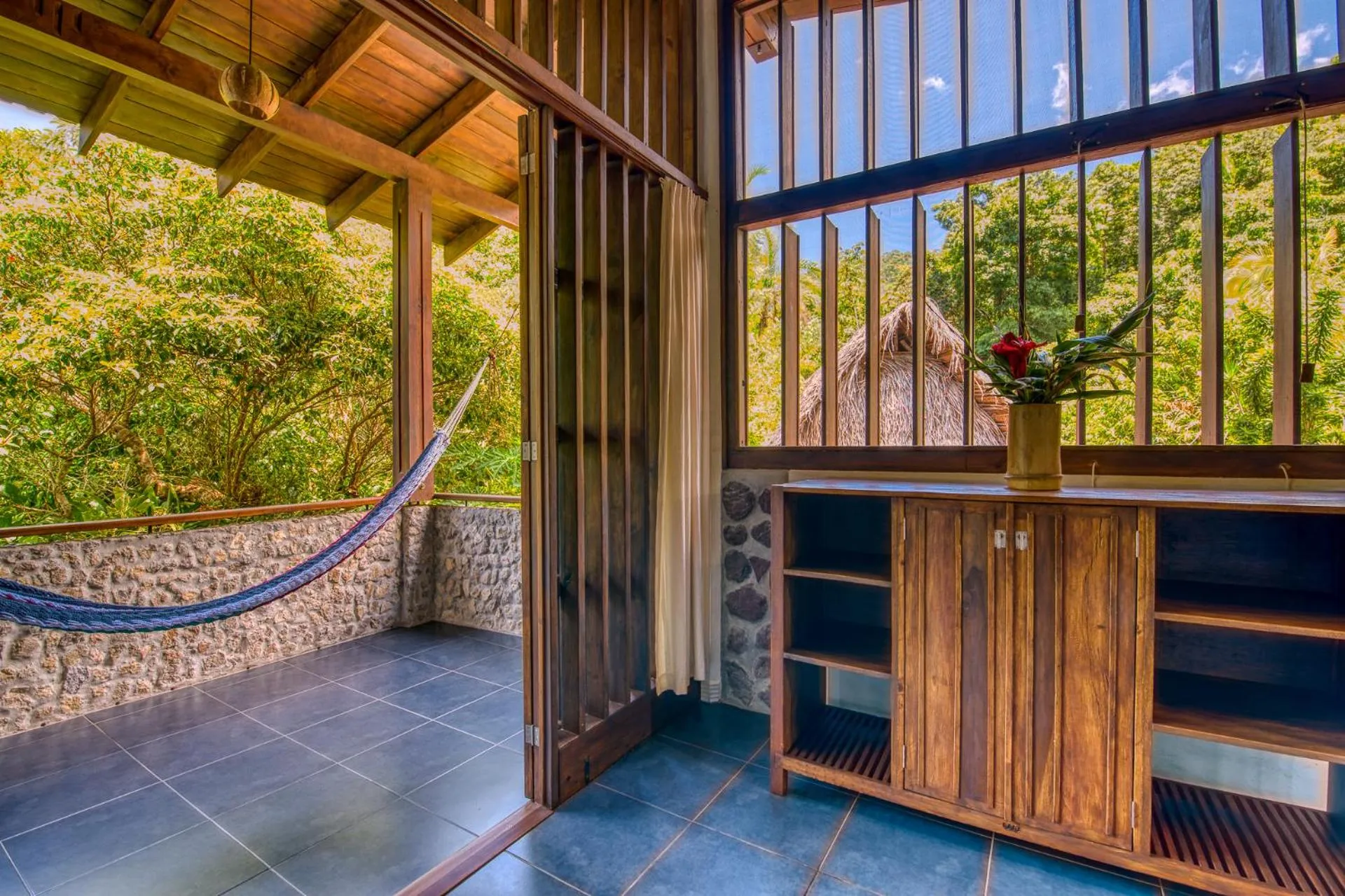 Balcony/Terrace in Omega Tours Eco-Jungle Lodge