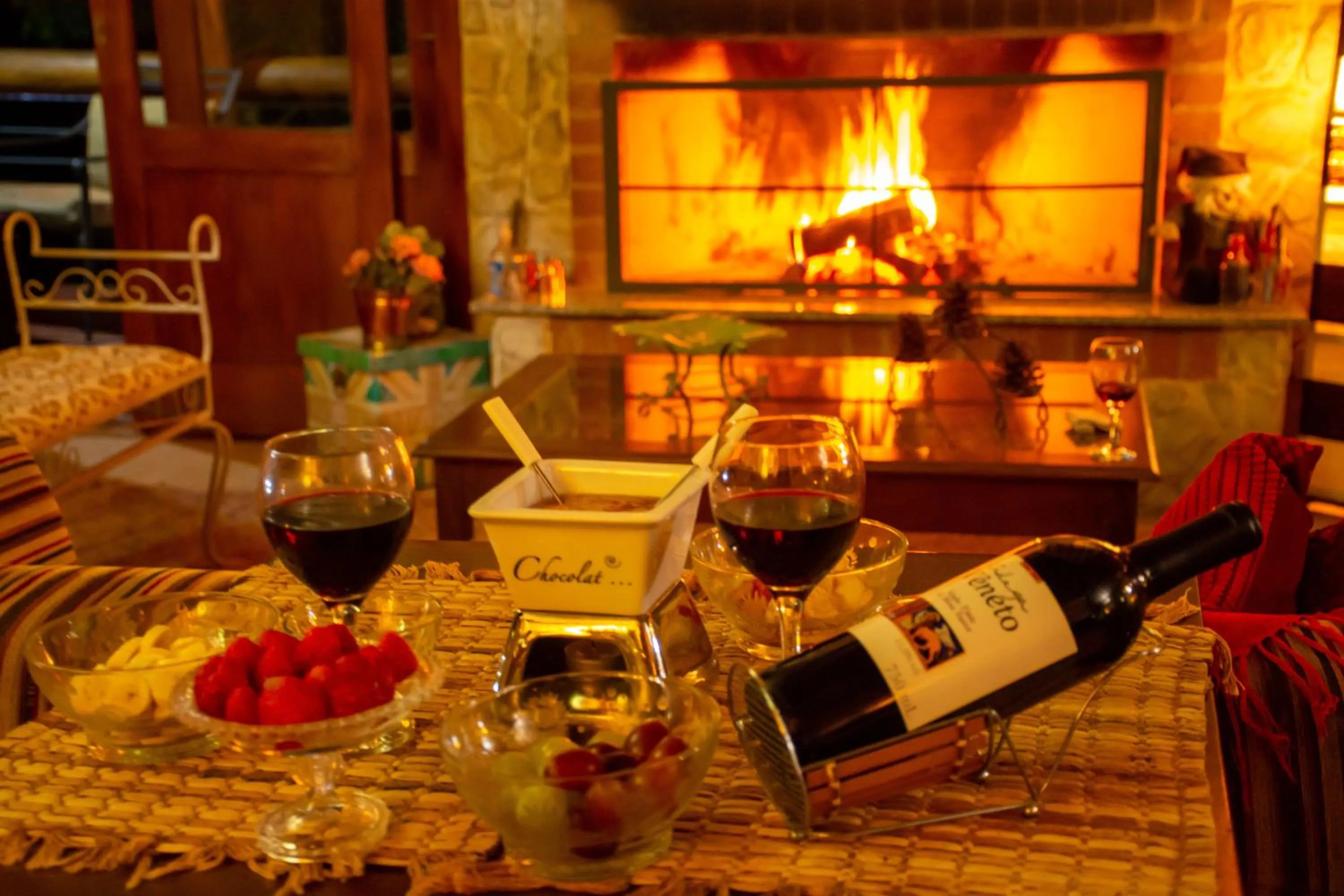 Food and drinks in Pousada Vinhas do Pinhal