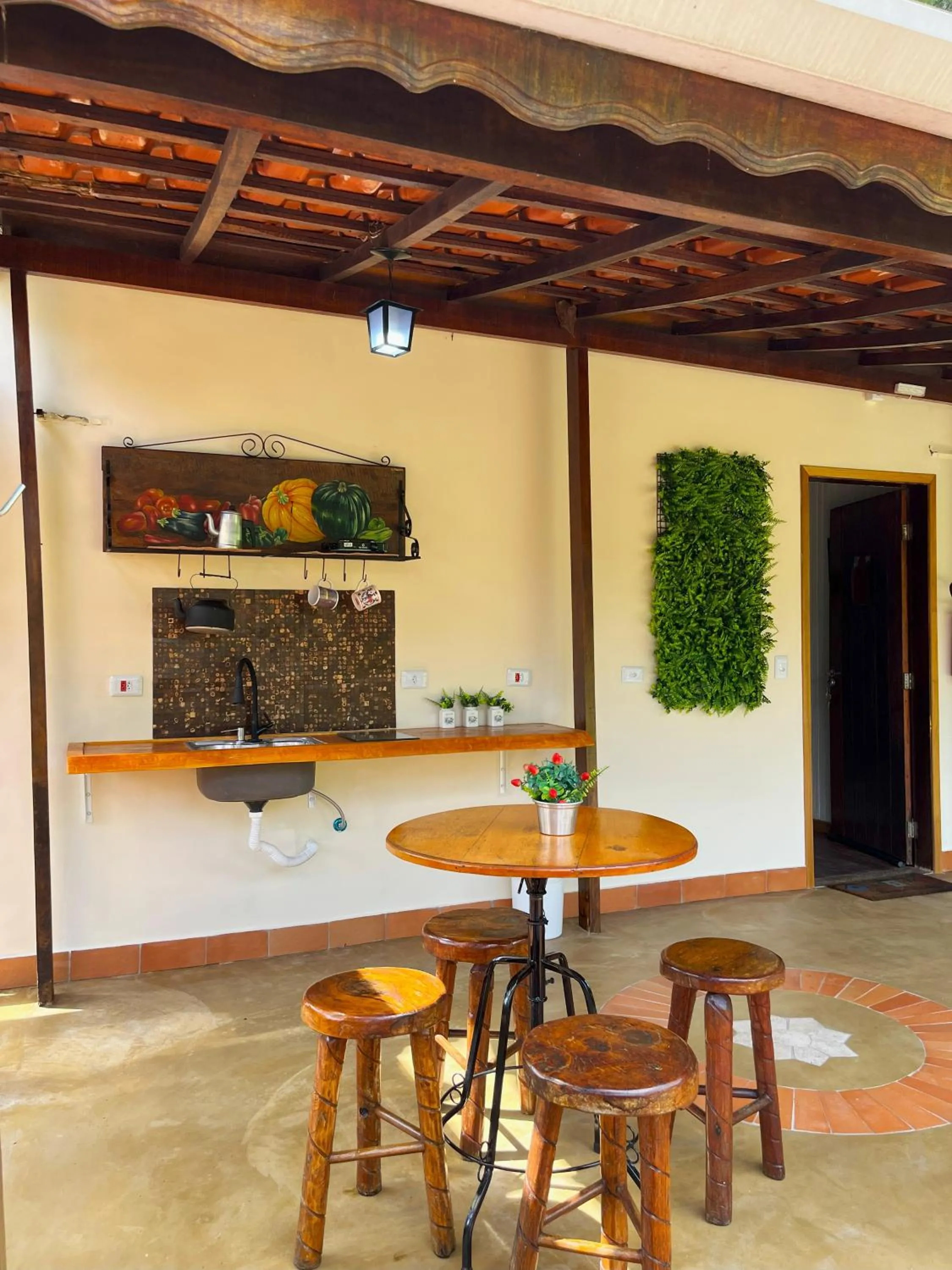 Dining area in Pousada Vinhas do Pinhal