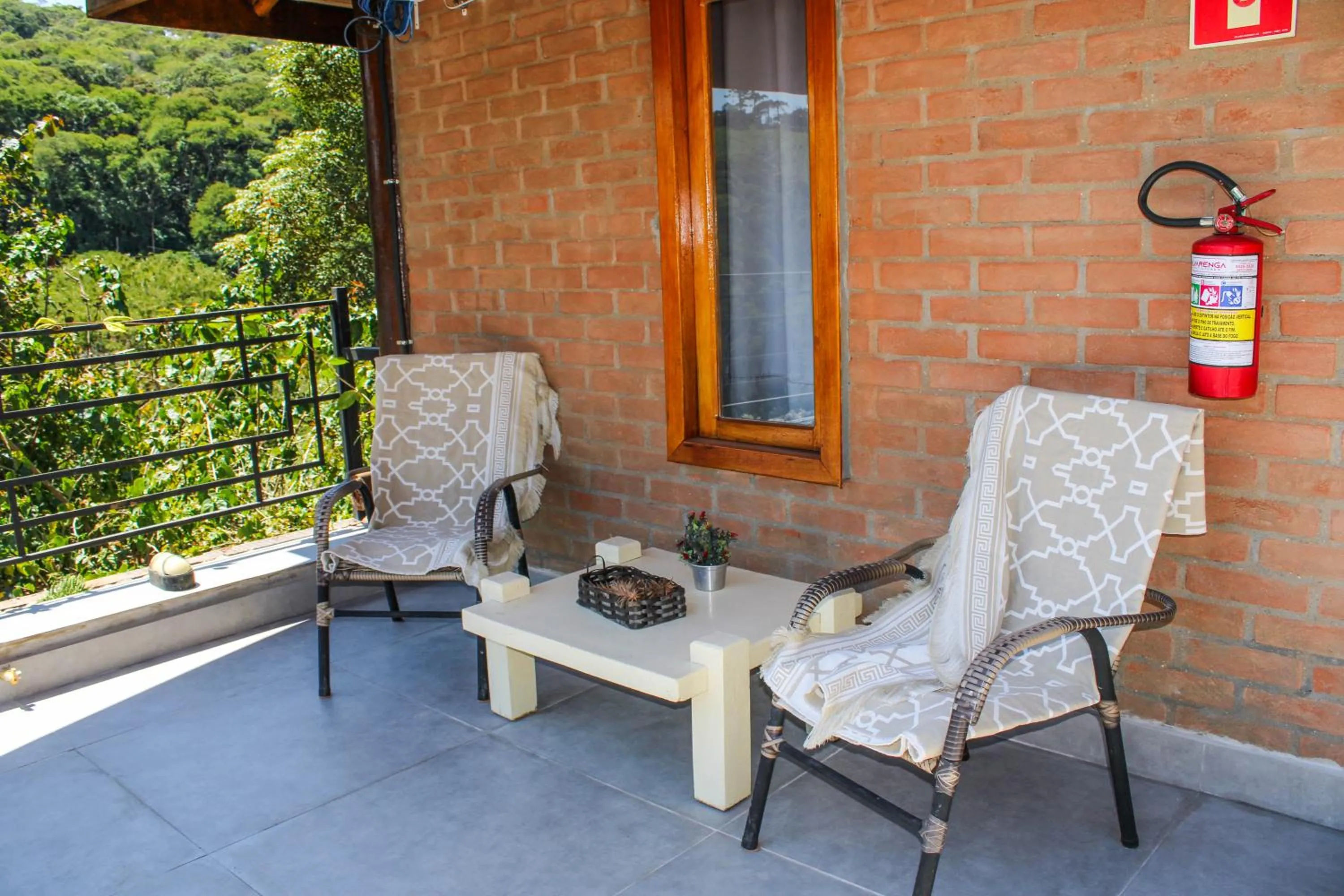 Balcony/Terrace in Pousada Vinhas do Pinhal