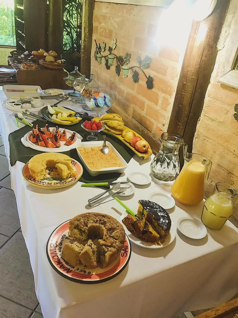 Breakfast in Pousada Vinhas do Pinhal