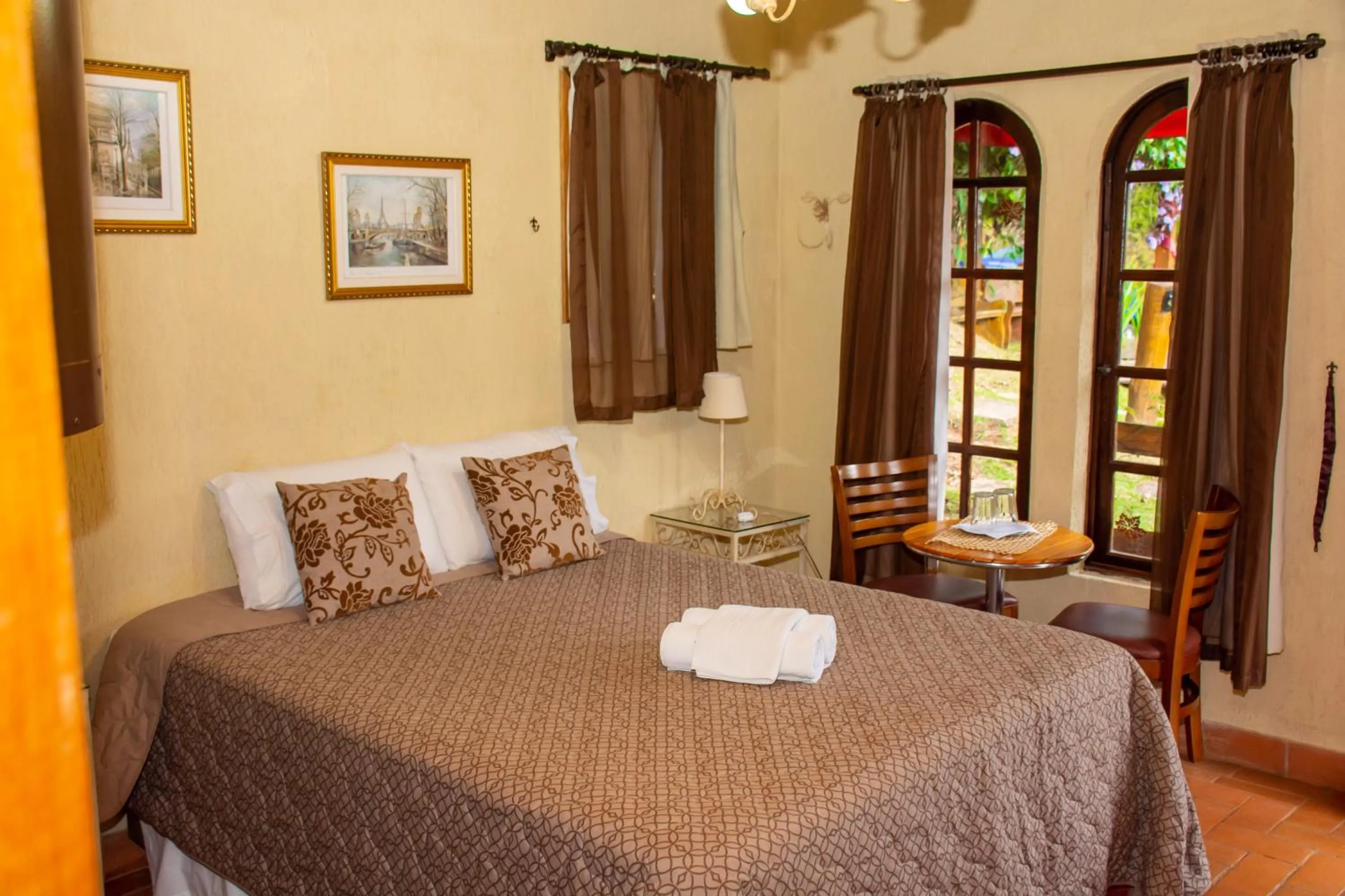 Bed in Pousada Vinhas do Pinhal