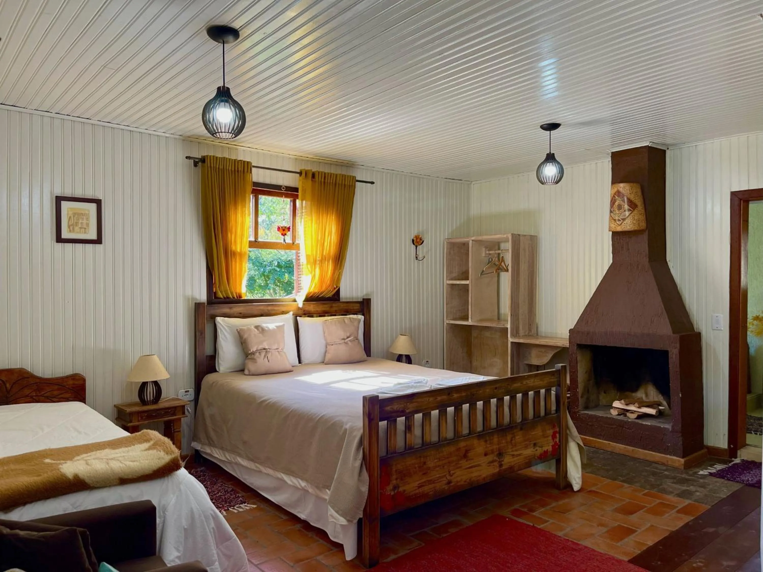 Bed in Pousada Vinhas do Pinhal