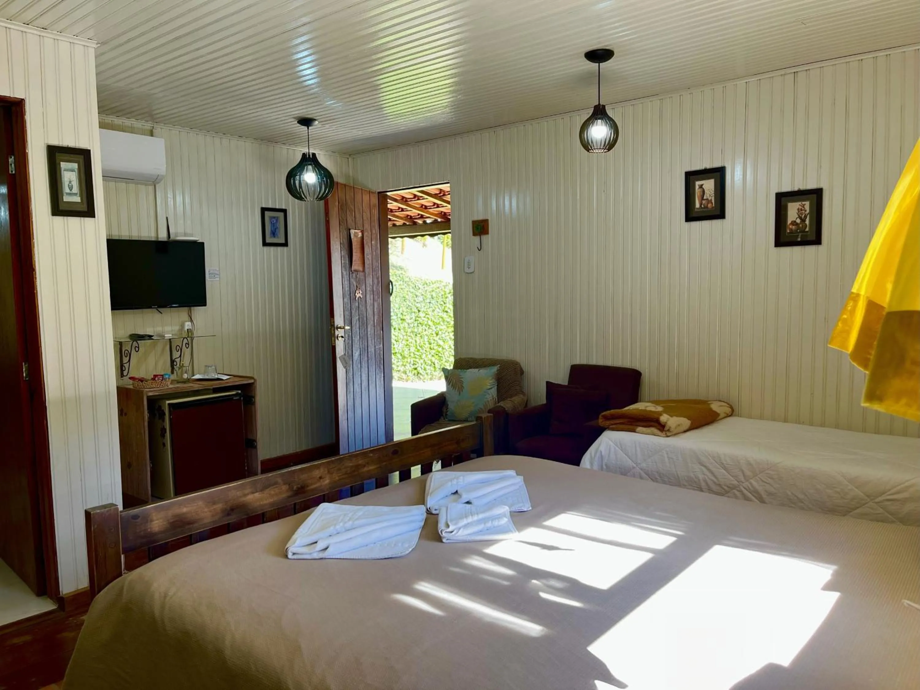 Bed in Pousada Vinhas do Pinhal