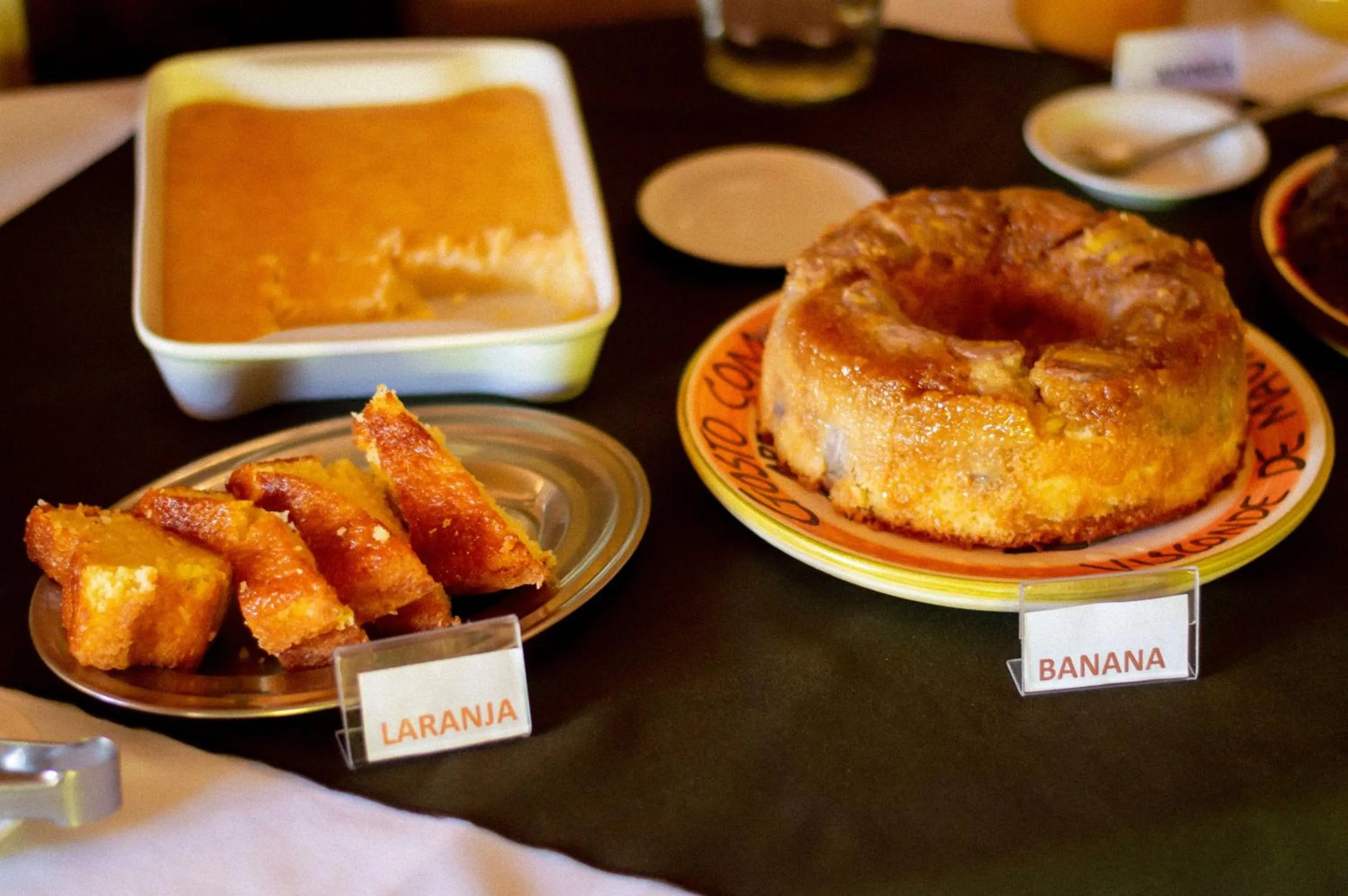 Continental breakfast in Pousada Vinhas do Pinhal