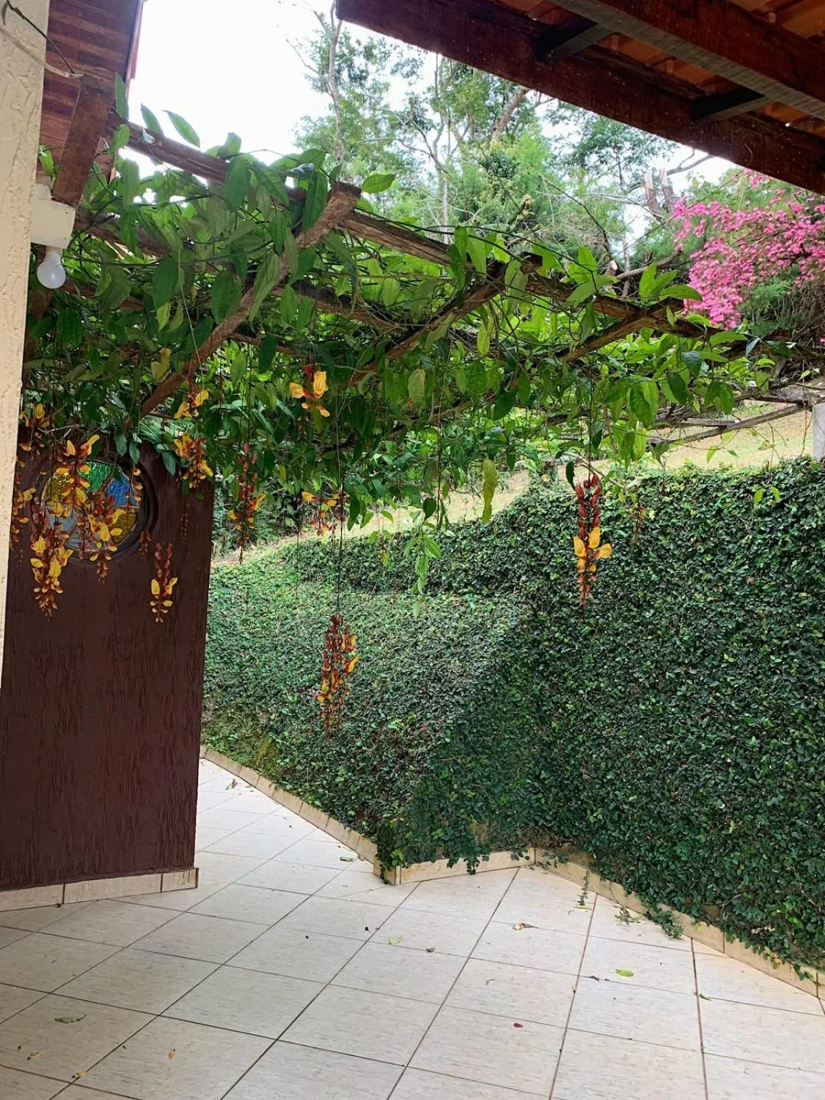 Garden view in Pousada Vinhas do Pinhal