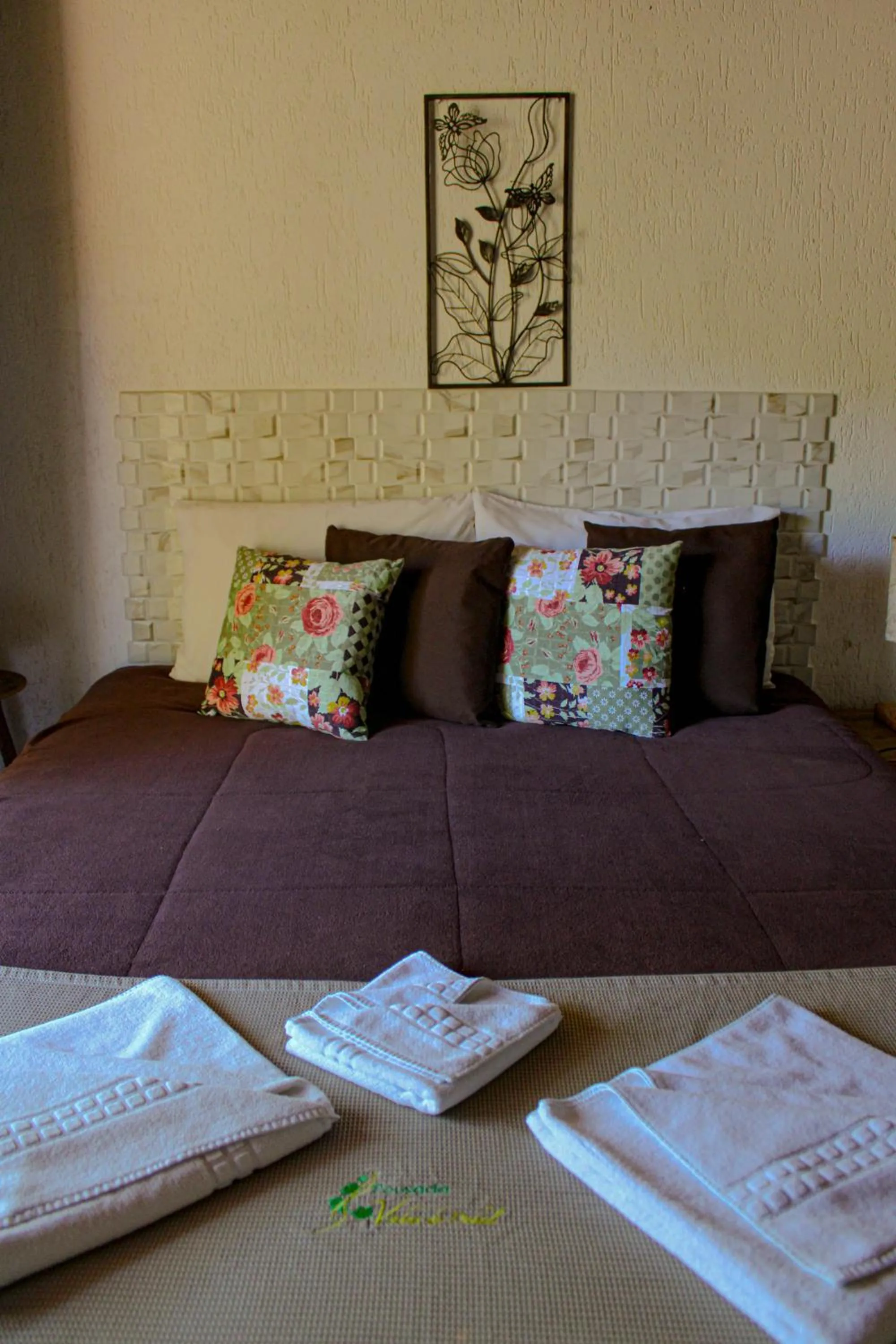 Bed in Pousada Vinhas do Pinhal