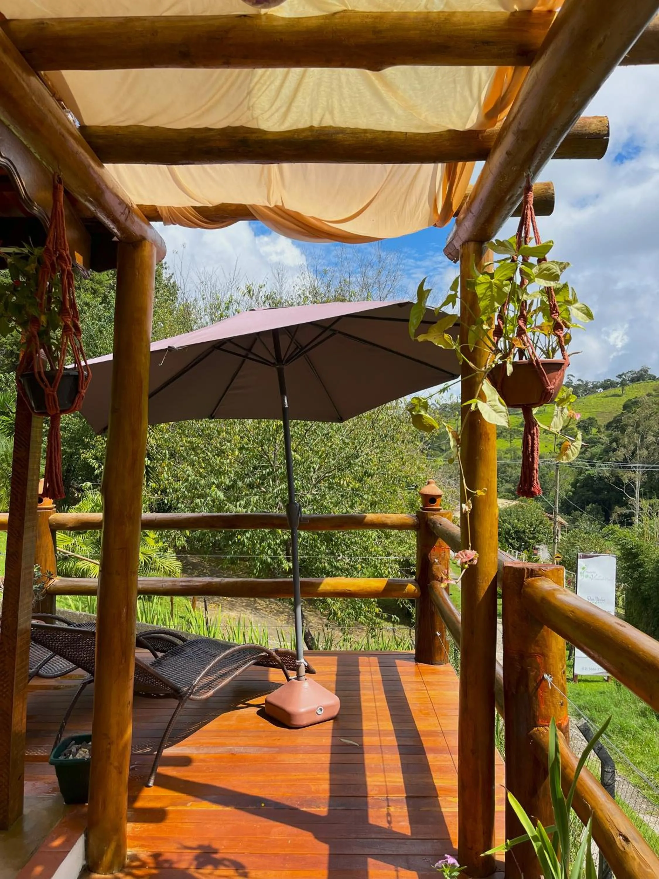 Patio in Pousada Vinhas do Pinhal