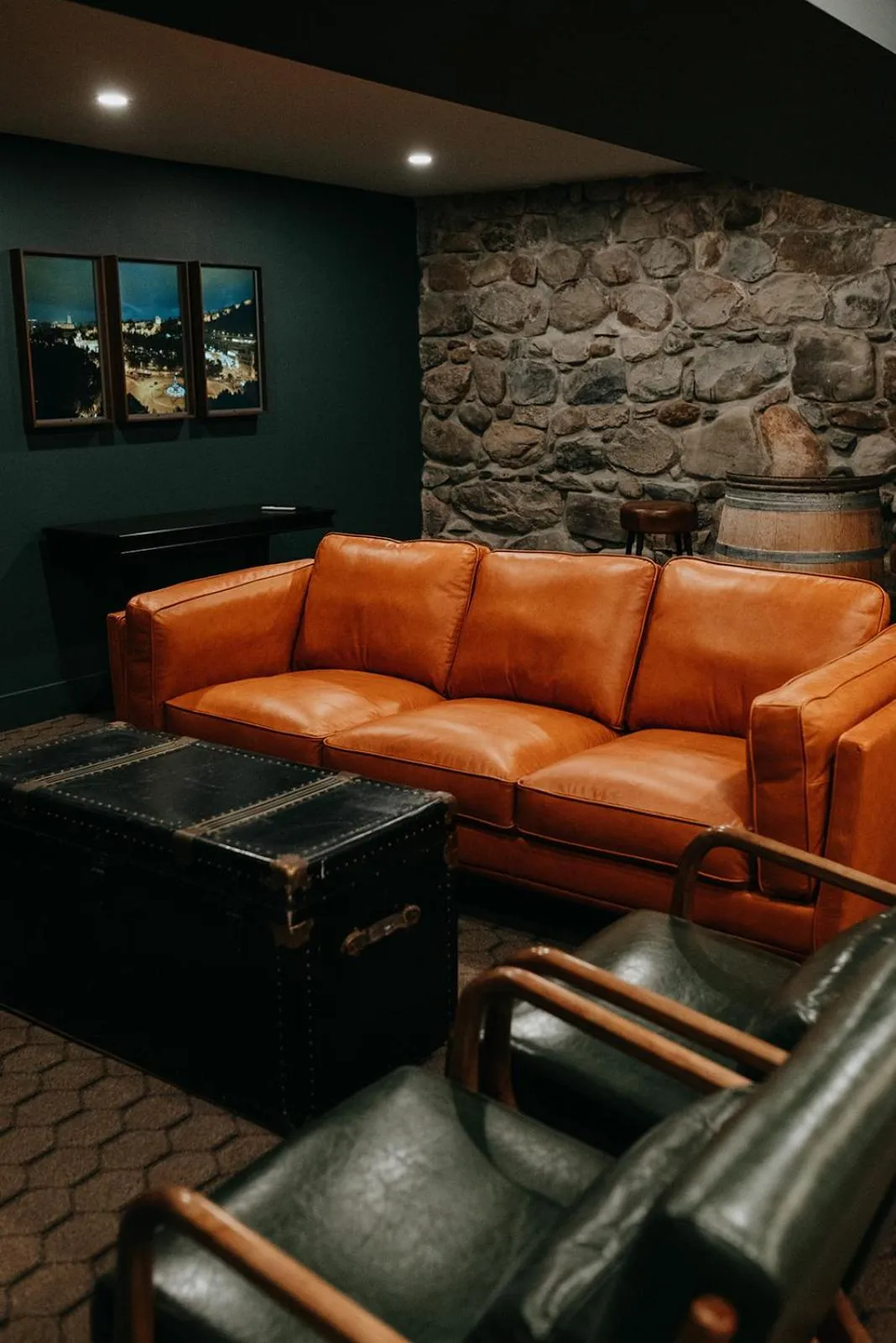 Seating area in The Grove Hotel