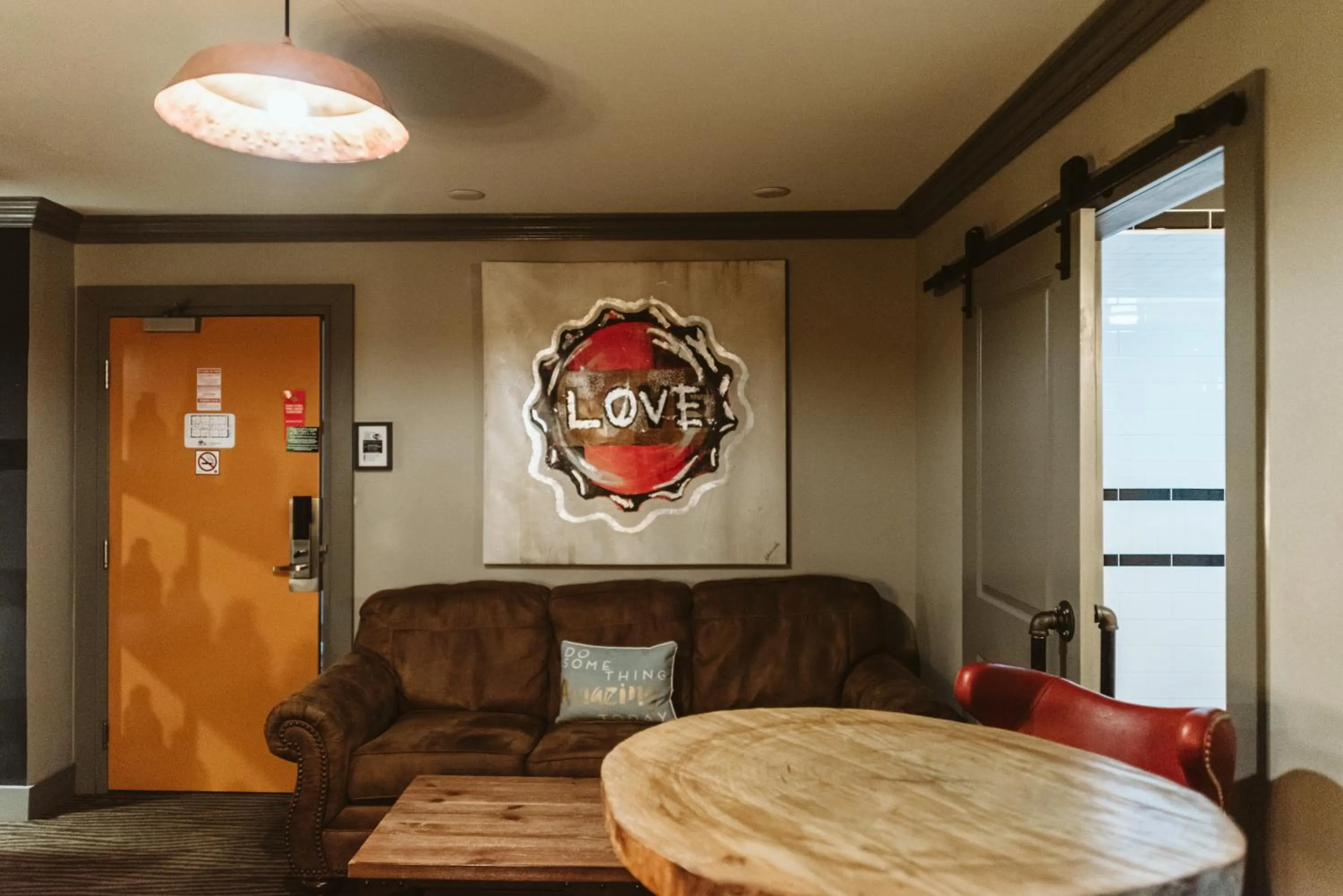 Seating area in The Grove Hotel