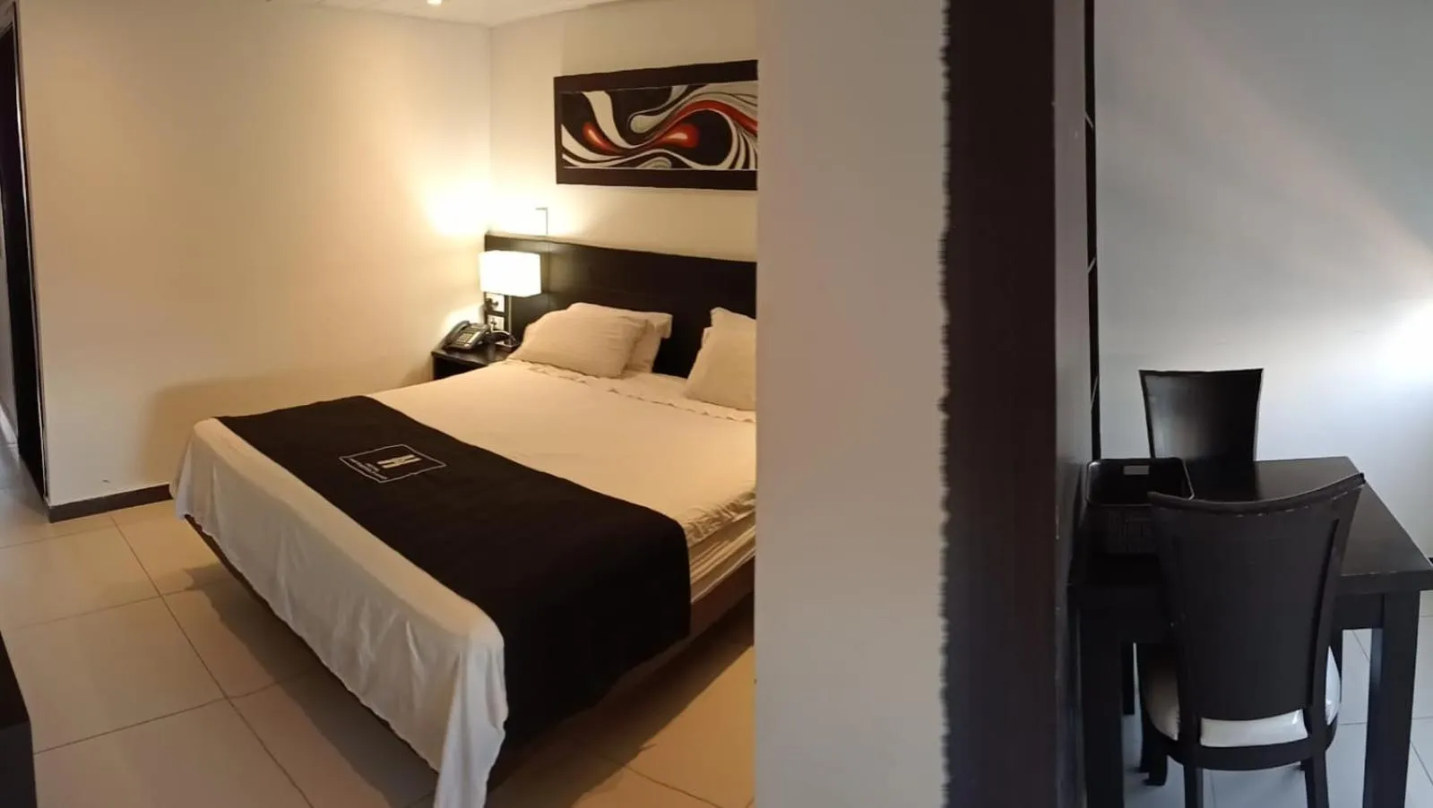 Bed in Hotel Metropolitano