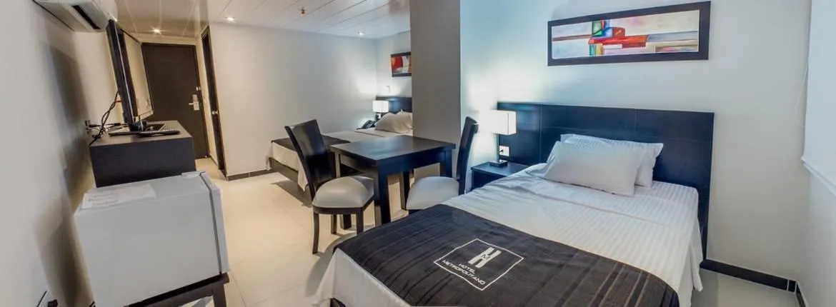 Bedroom, Bed in Hotel Metropolitano