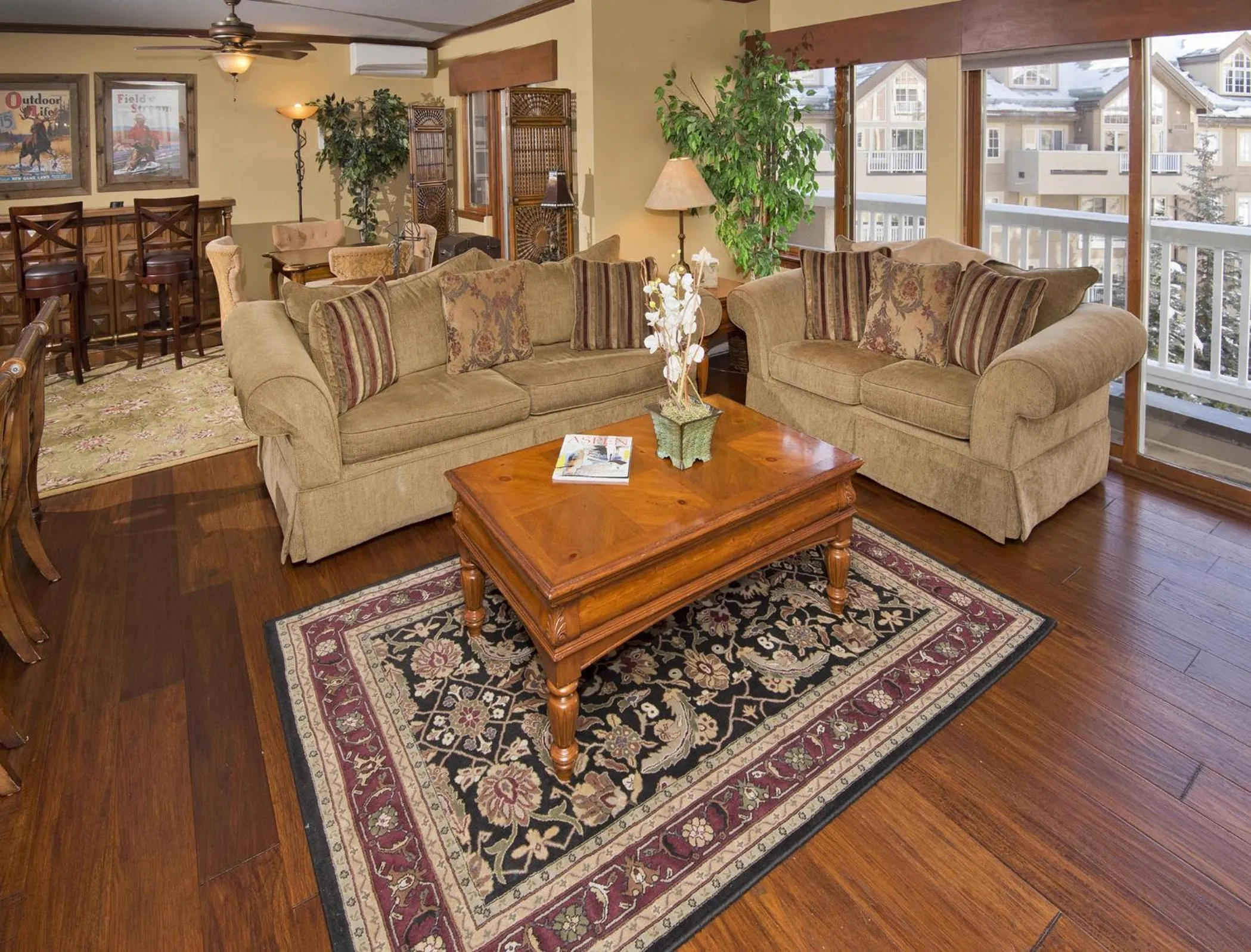 Living room in St. James Place