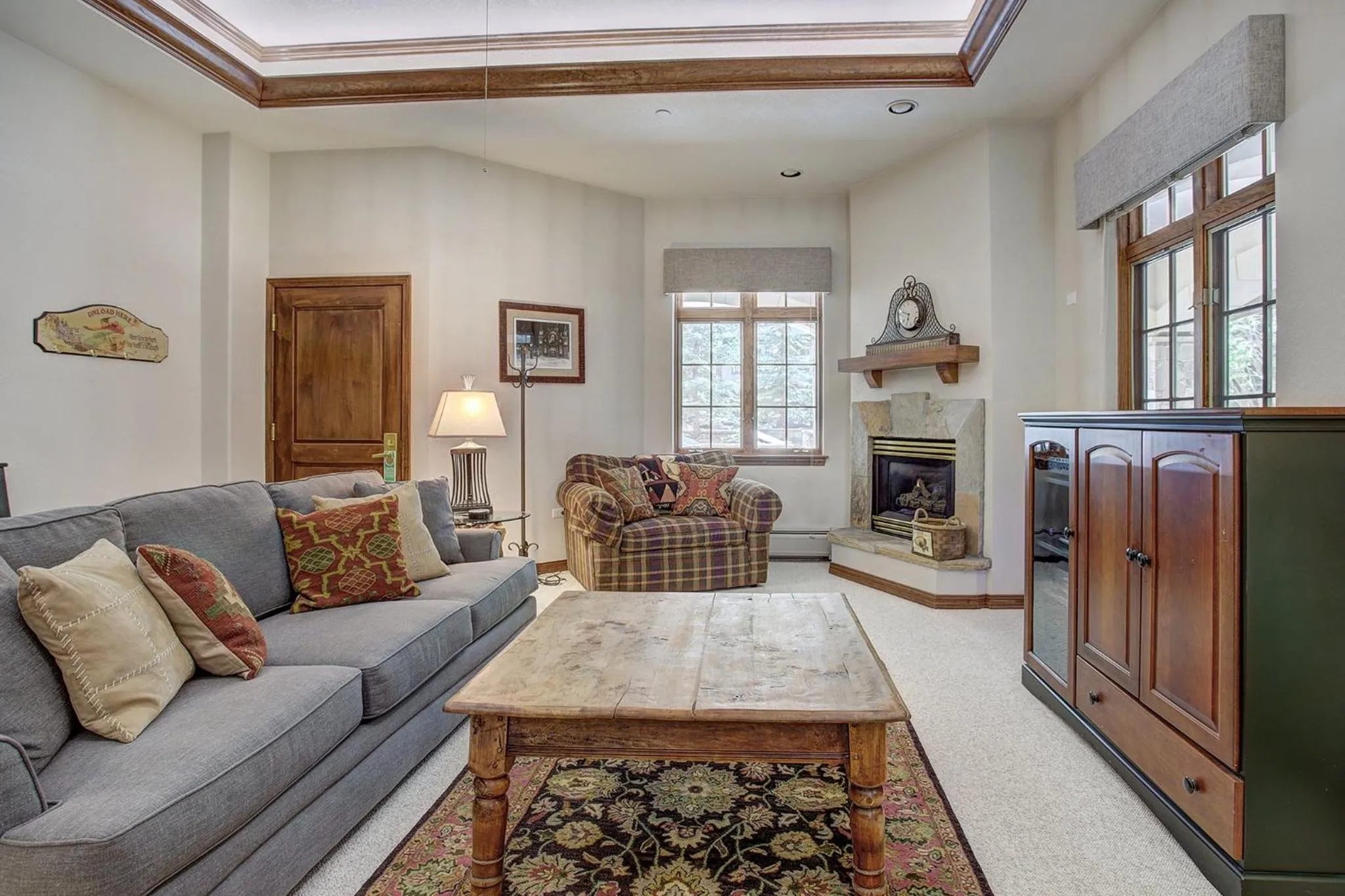 Living room in St. James Place