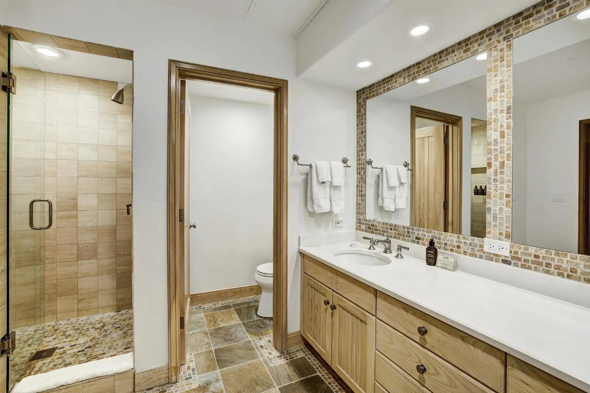 Bathroom in The Pines Lodge, a RockResort, by Vail Resorts