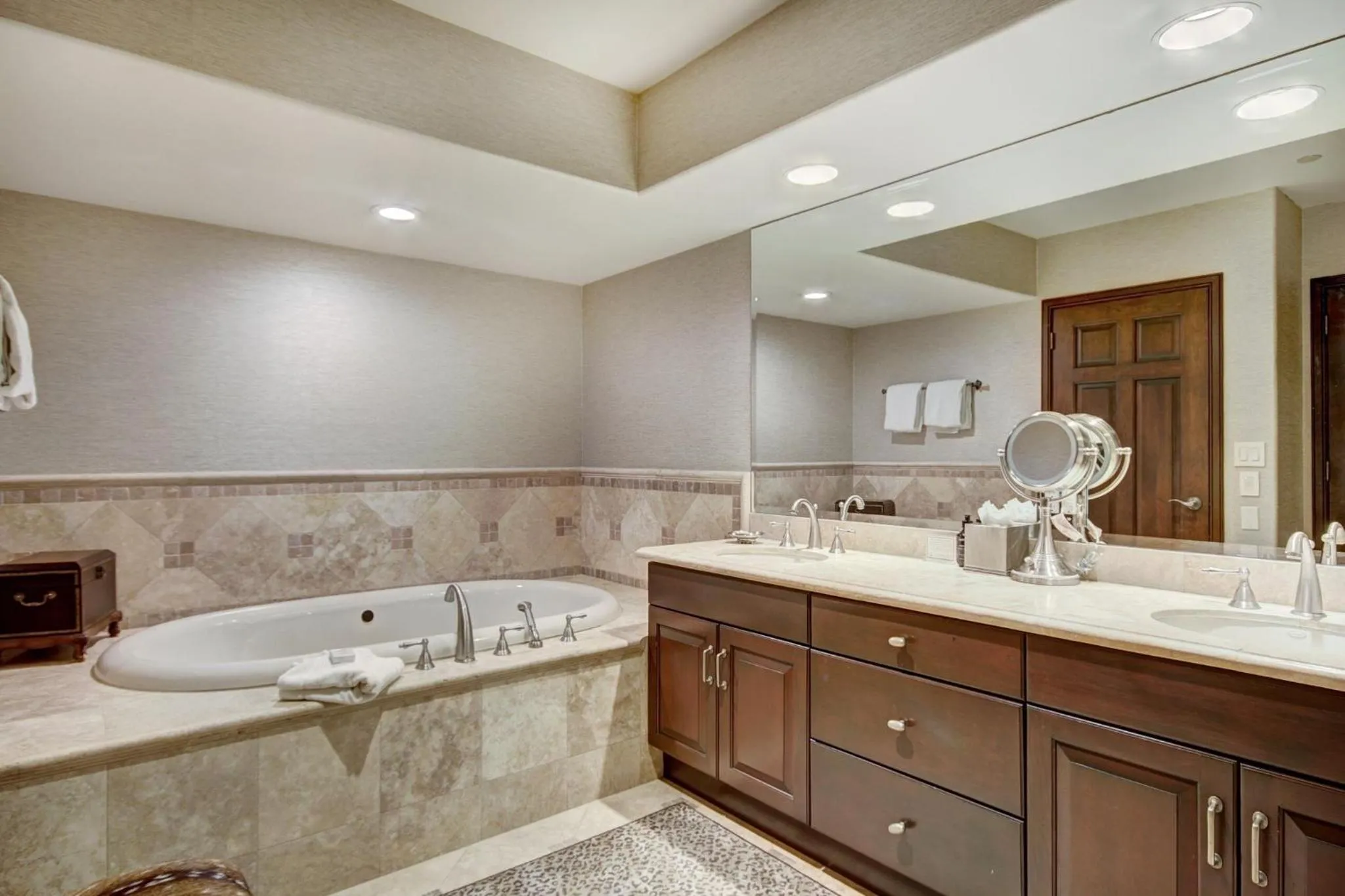 Bathroom in The Pines Lodge, a RockResort, by Vail Resorts