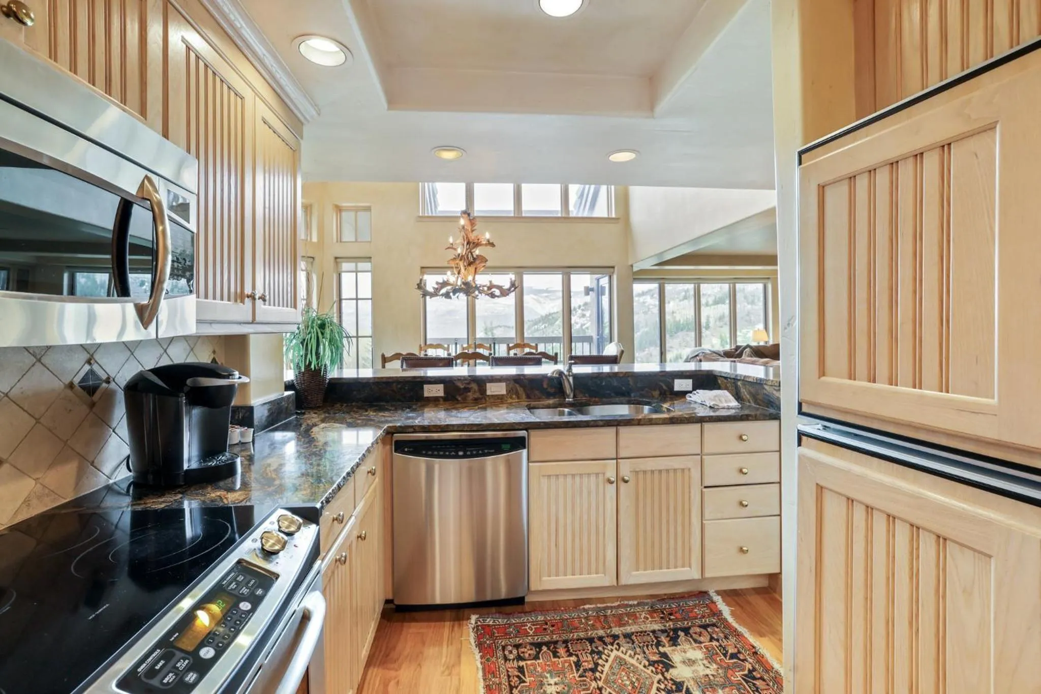 Communal kitchen in The Pines Lodge, a RockResort