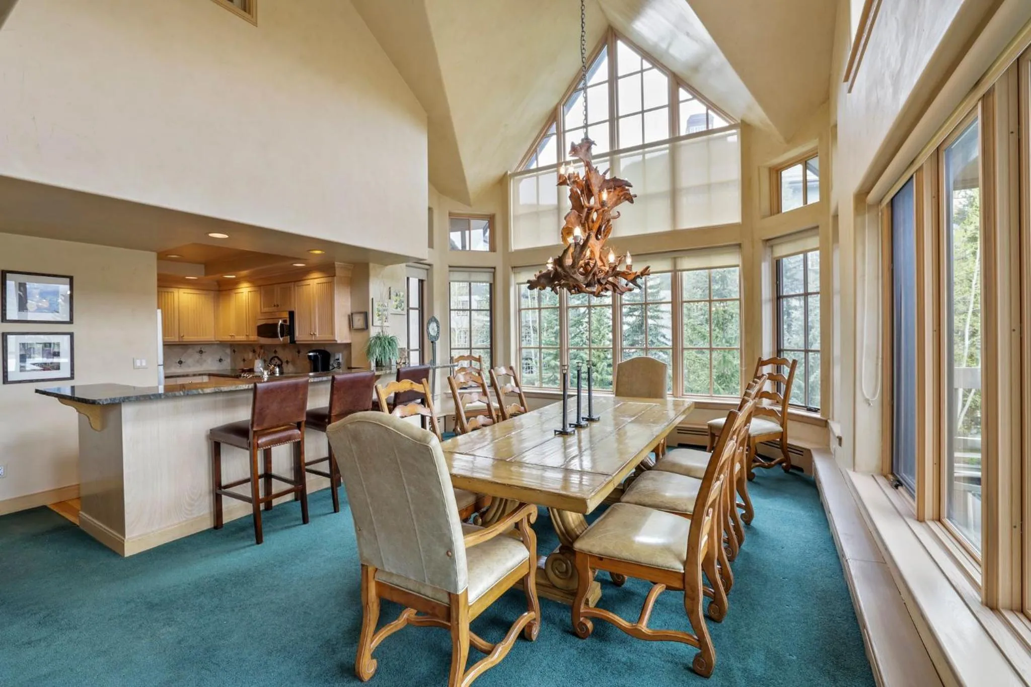Communal kitchen in The Pines Lodge, a RockResort
