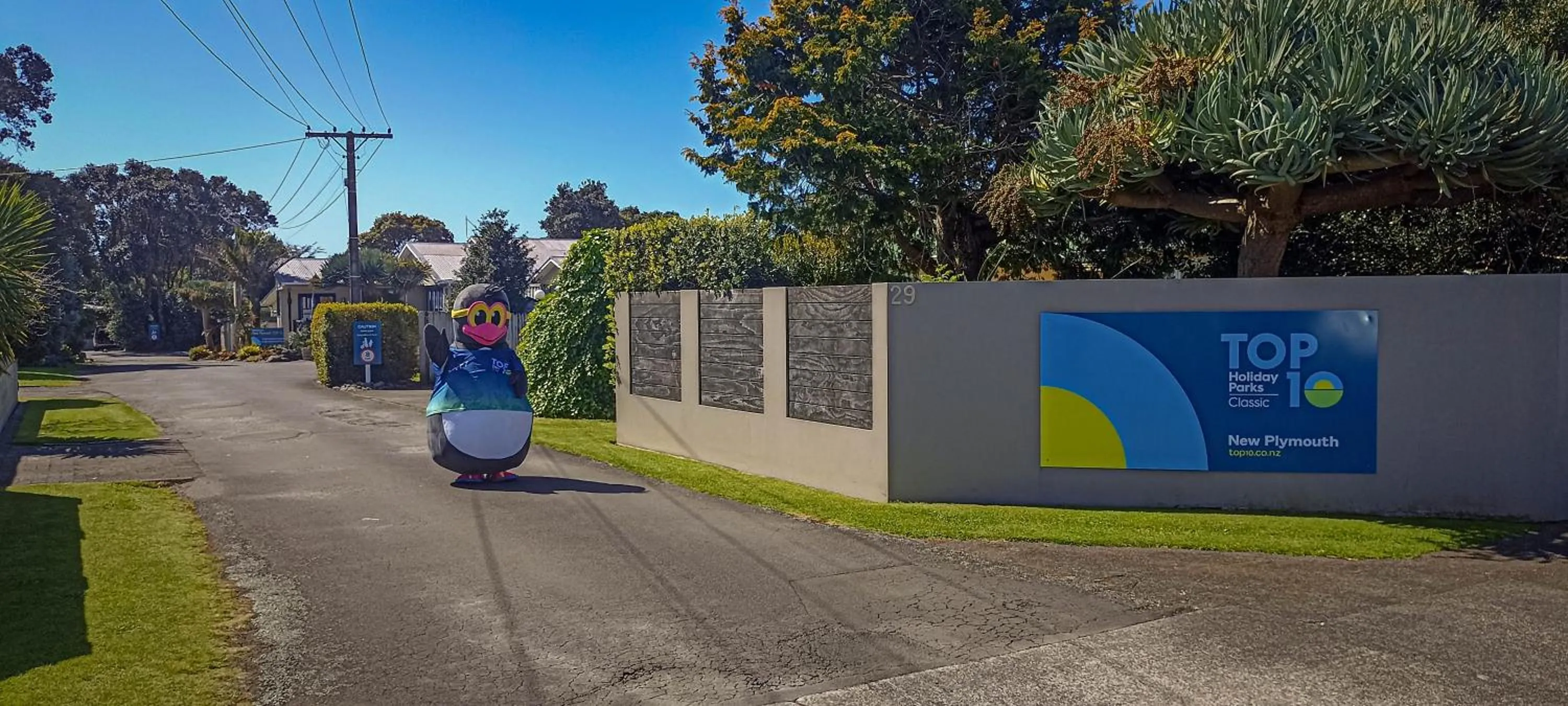 Facade/entrance in New Plymouth TOP 10 Holiday Park