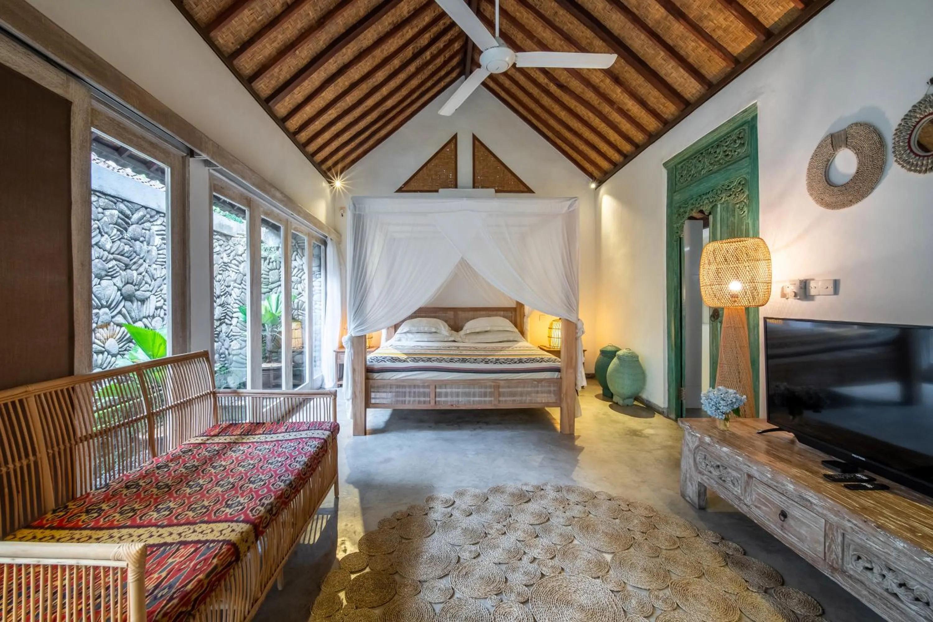 Bed in Villa Katak by Villa Finder