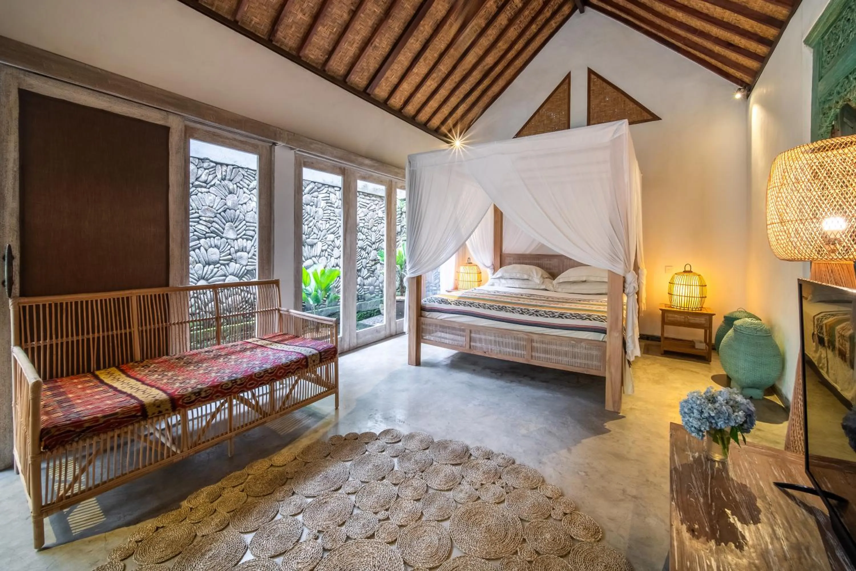Bed in Villa Katak by Villa Finder
