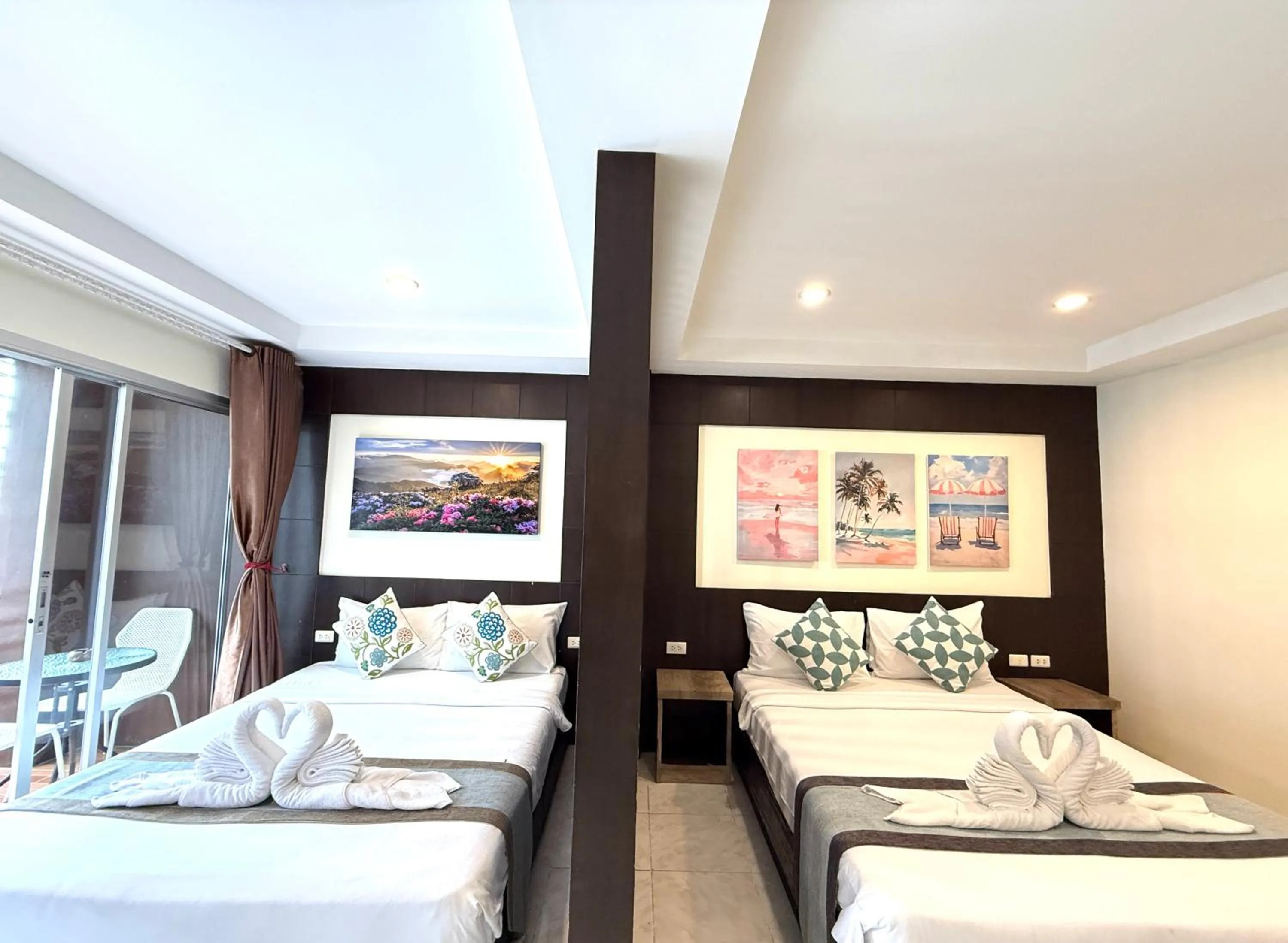 Bed in Thai Classic House