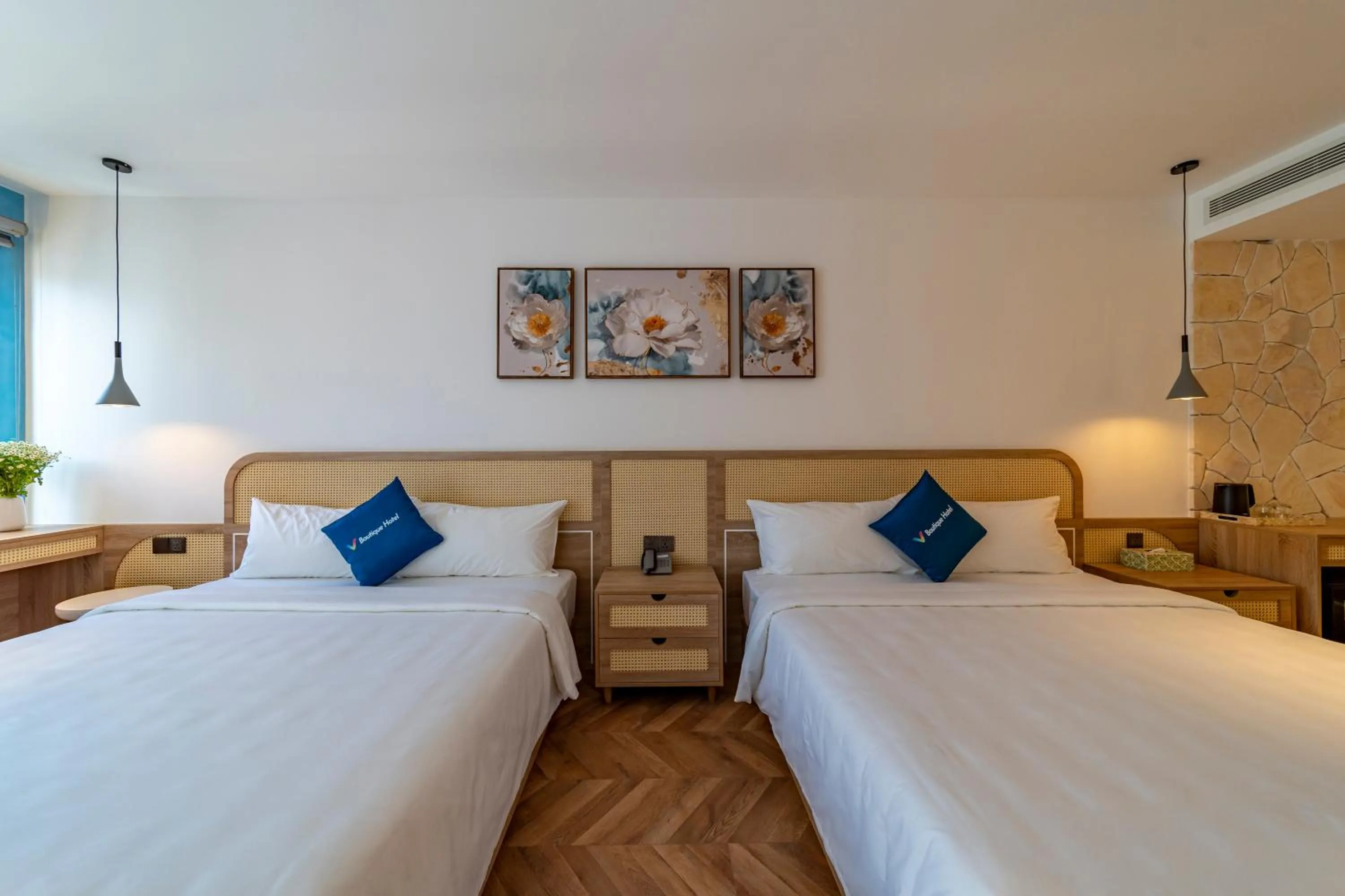 Bedroom, Bed in V Boutique Hotel - Complimentary refreshments