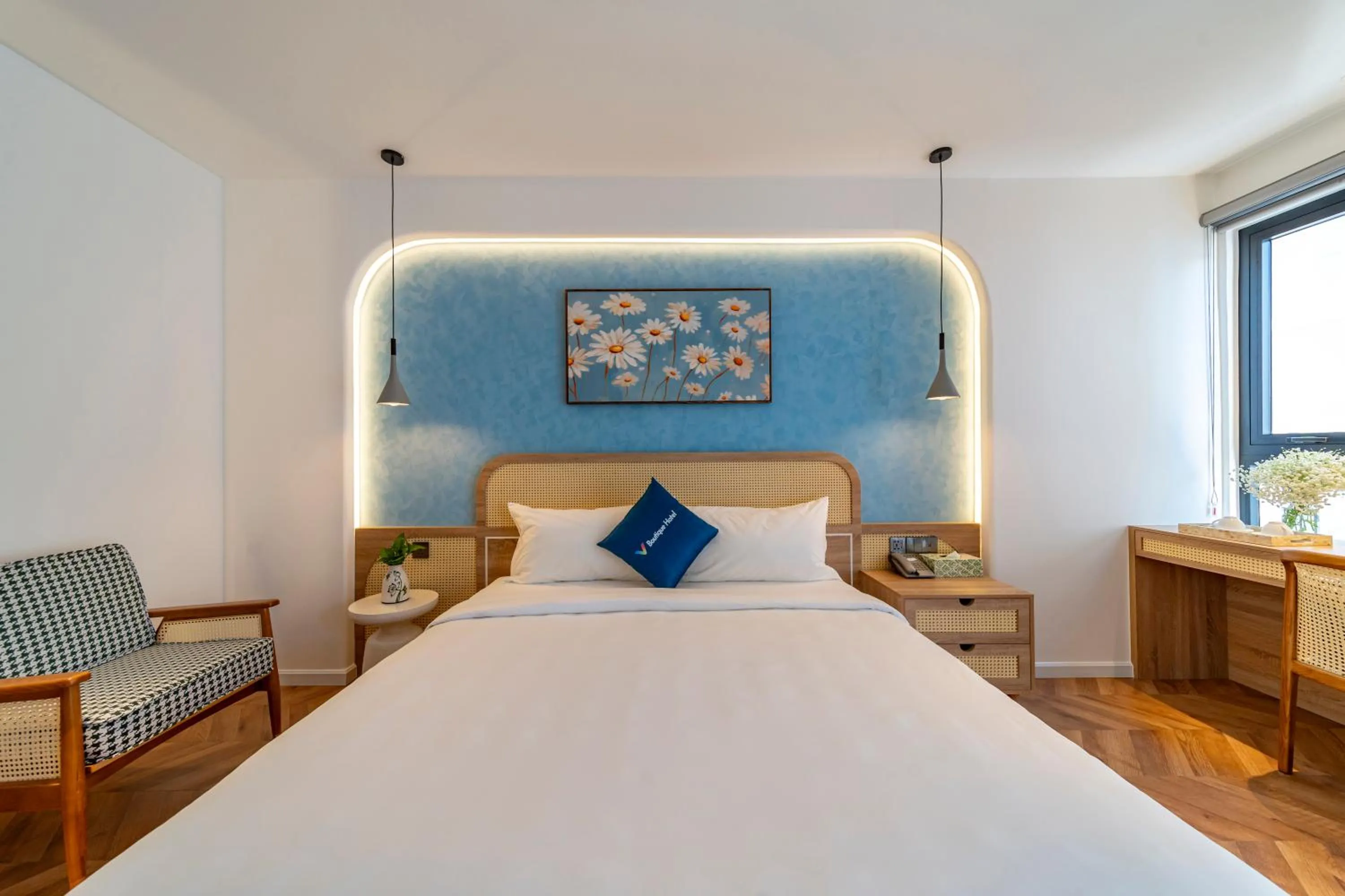 Bedroom, Bed in V Boutique Hotel - Complimentary refreshments