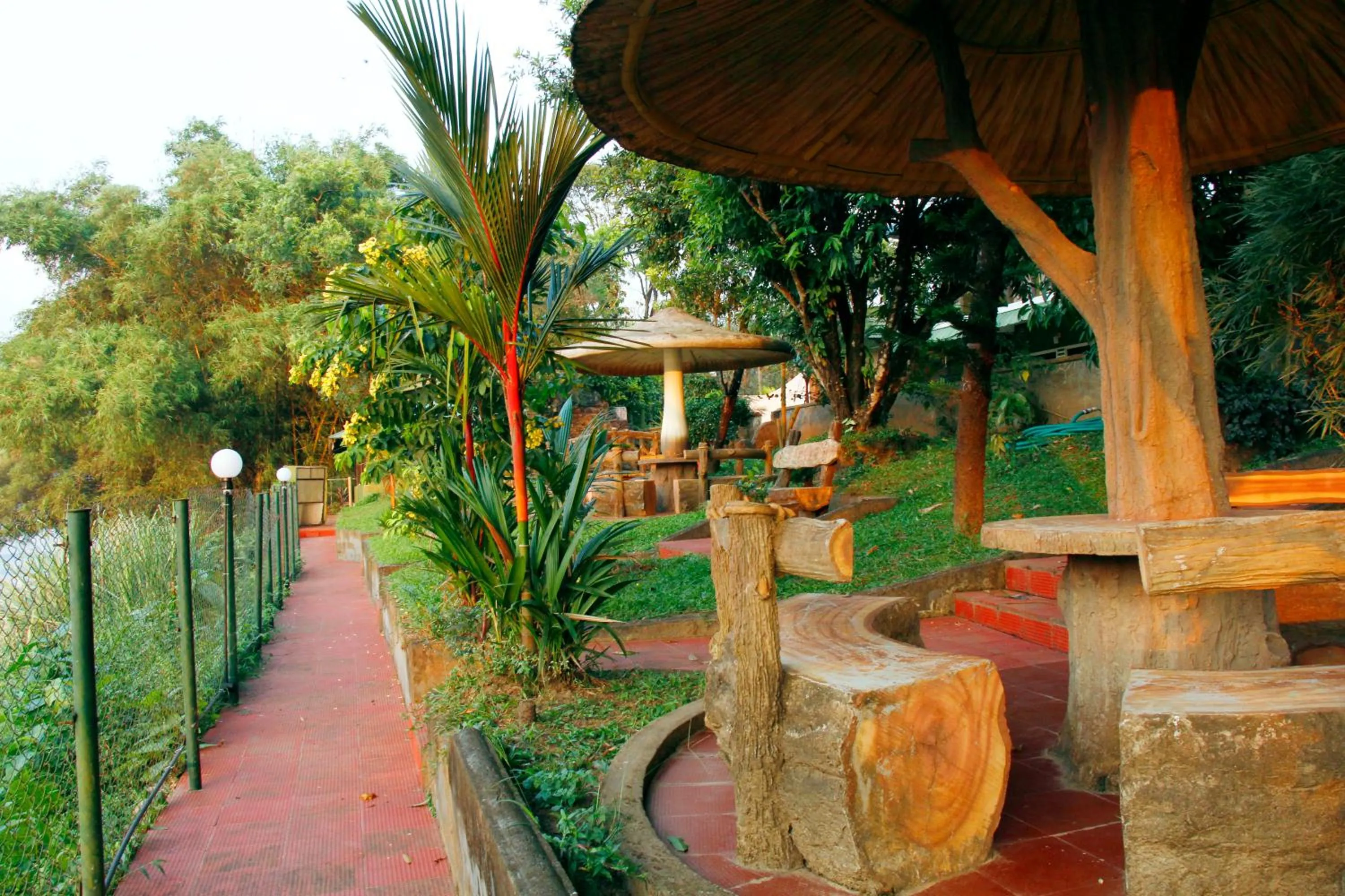 Garden in Elephant Pass Ayurveda & Yoga Retreat