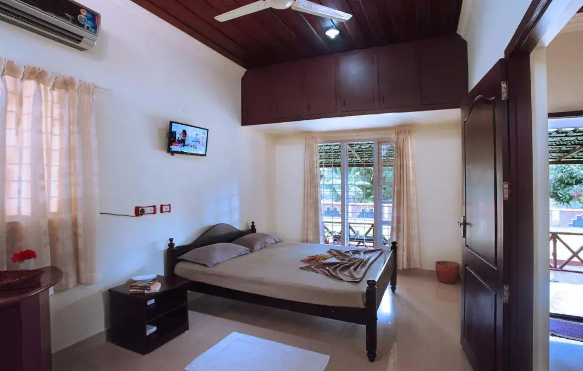 Bed in Elephant Pass Ayurveda & Yoga Retreat Bed in Elephant Pass Ayurveda & Yoga Retreat