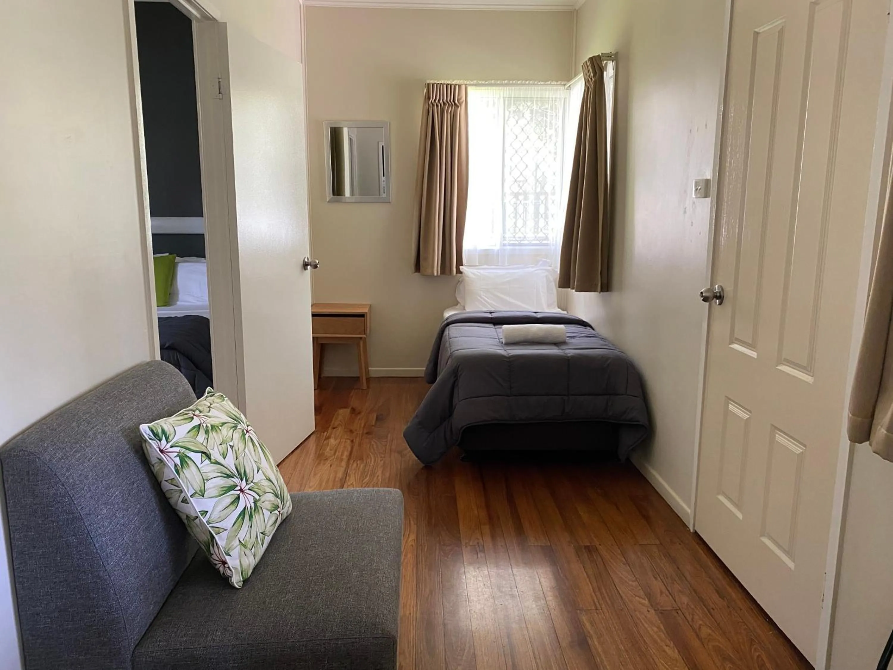 Bed in NRMA Atherton Tablelands Holiday Park